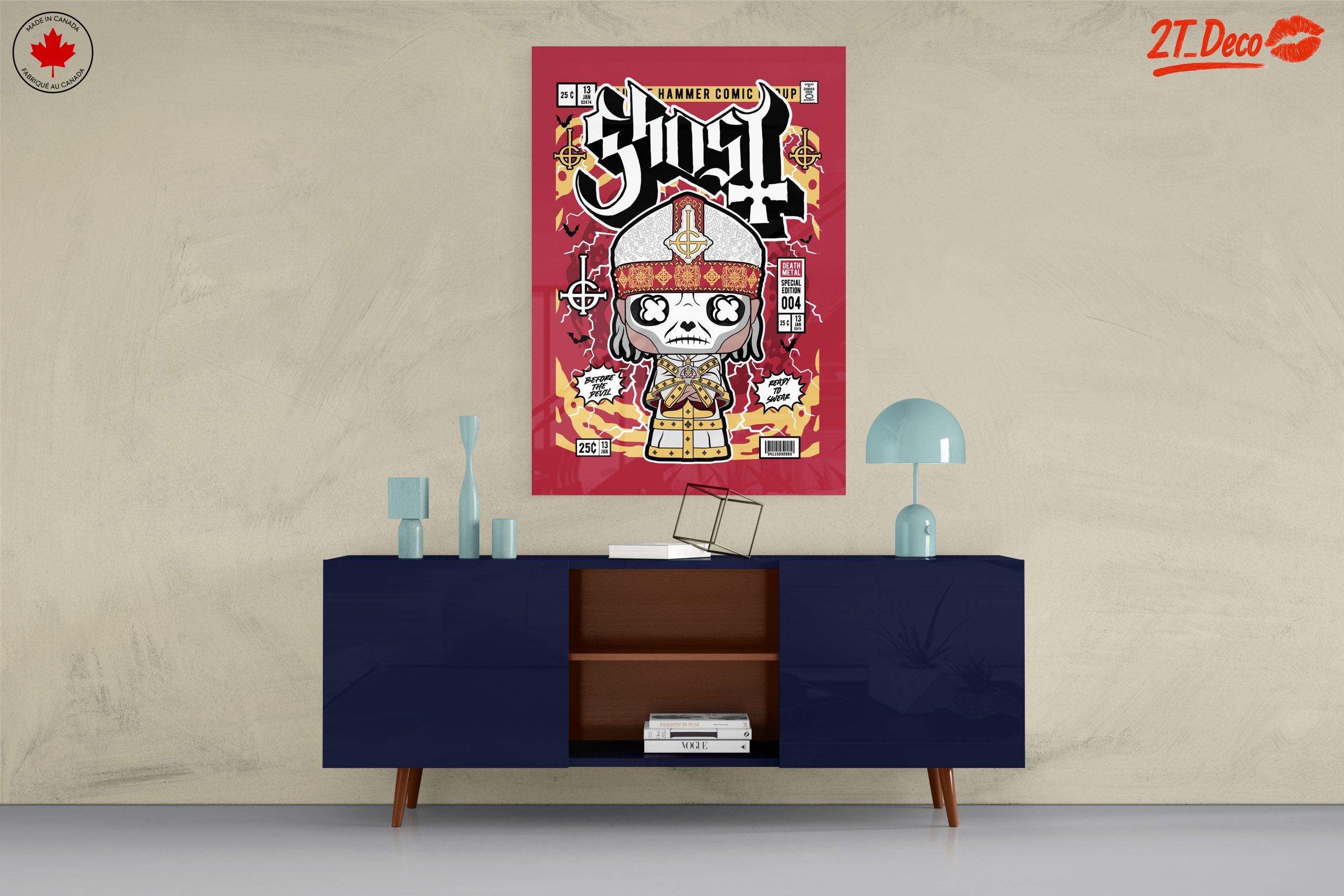 Ghost Band Character Art with Bold Design - Image 8
