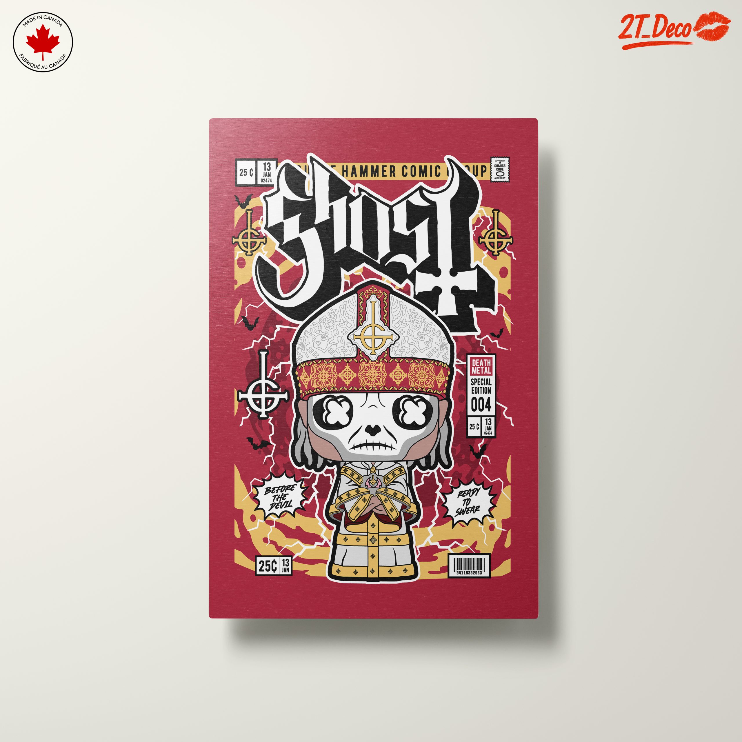 Ghost Band Character Art with Bold Design - Image 10