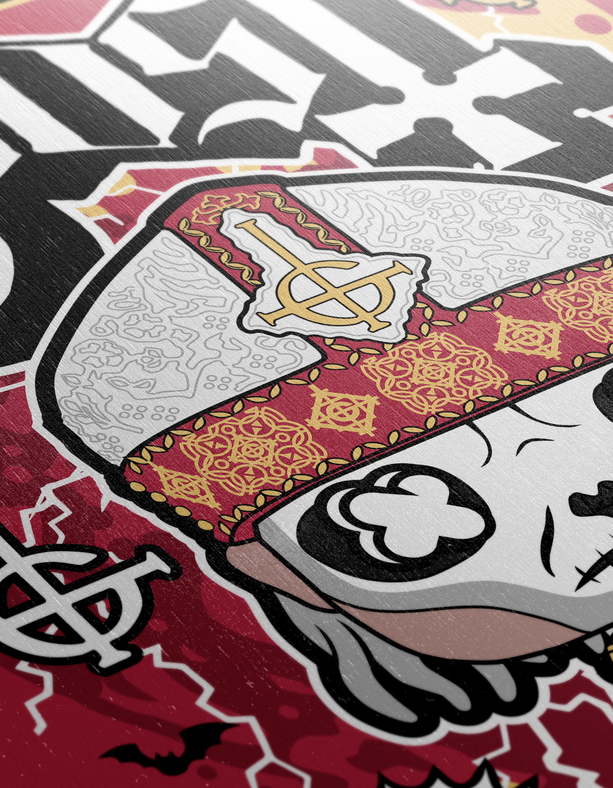 Ghost Band Character Art with Bold Design - Image 12