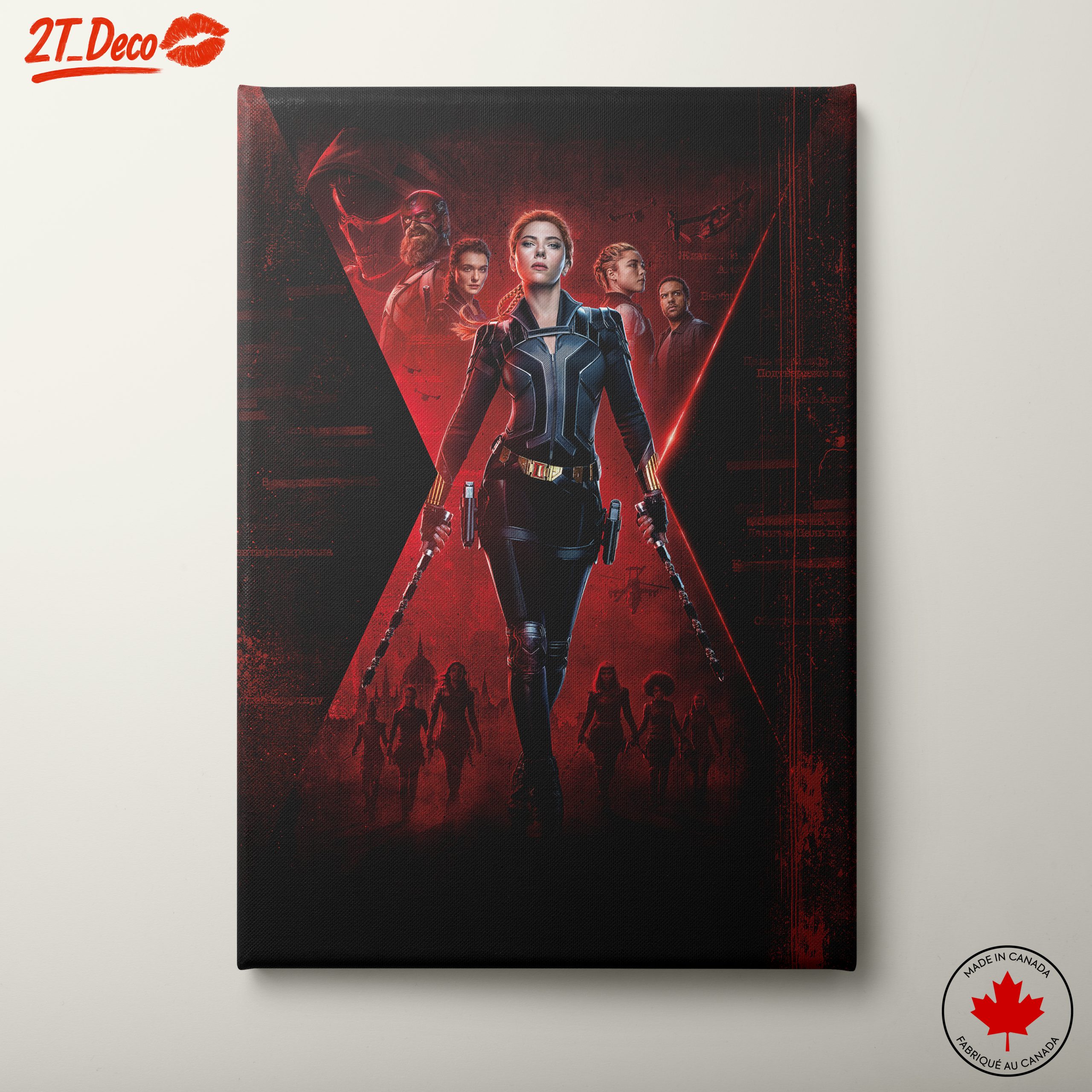 Marvel Black Widow Art Featuring Action and Drama