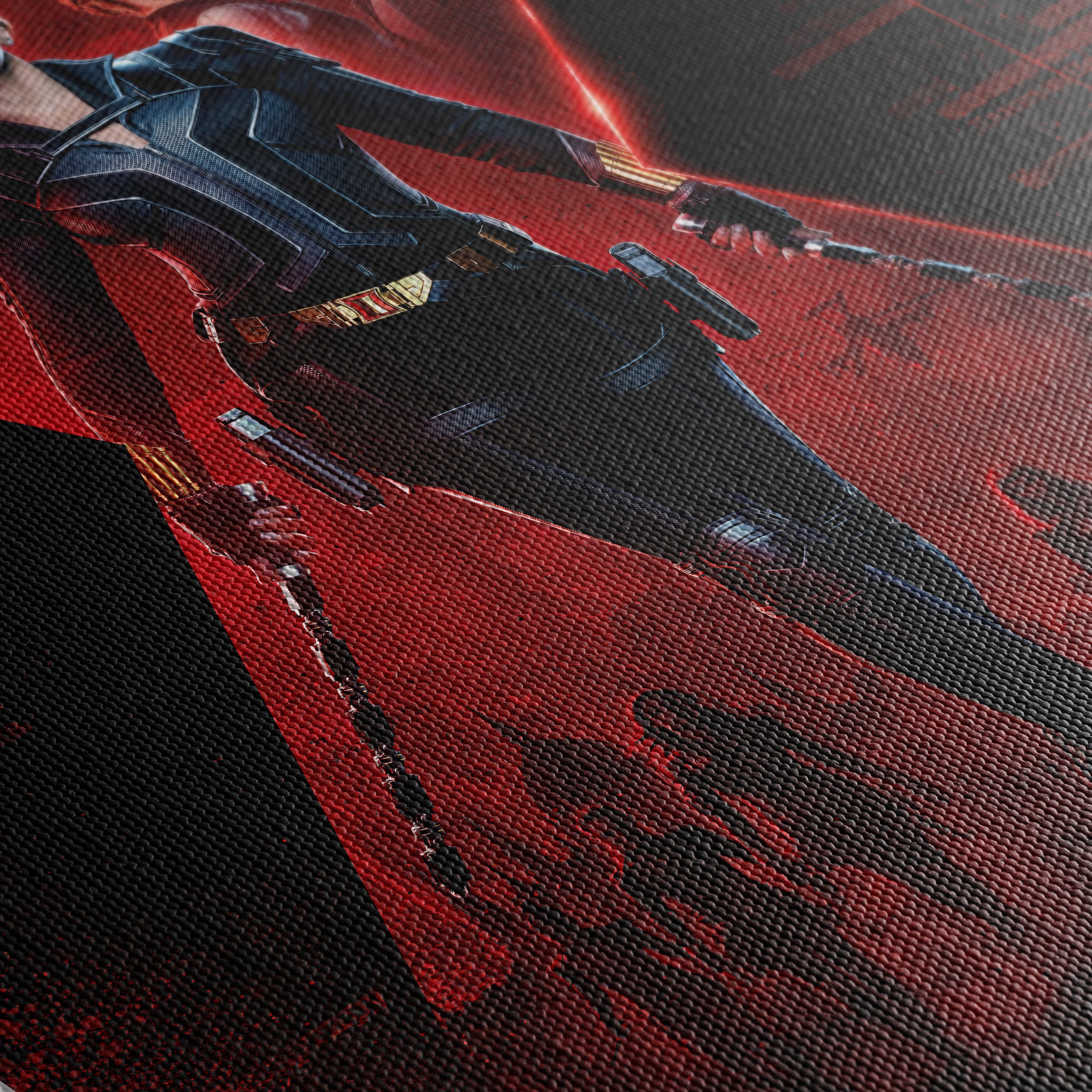 Marvel Black Widow Art Featuring Action and Drama - Image 5