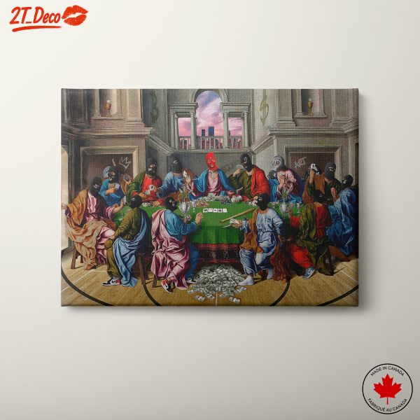Contemporary Satirical Artwork of The Last Supper