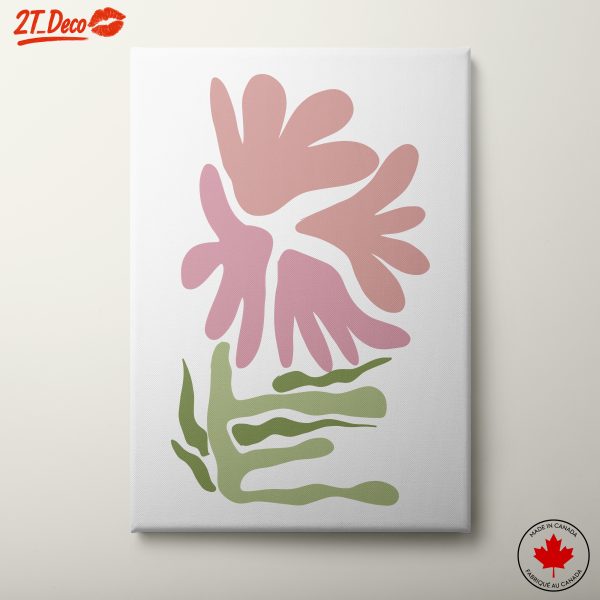 Stylized Floral Art for Modern Spaces