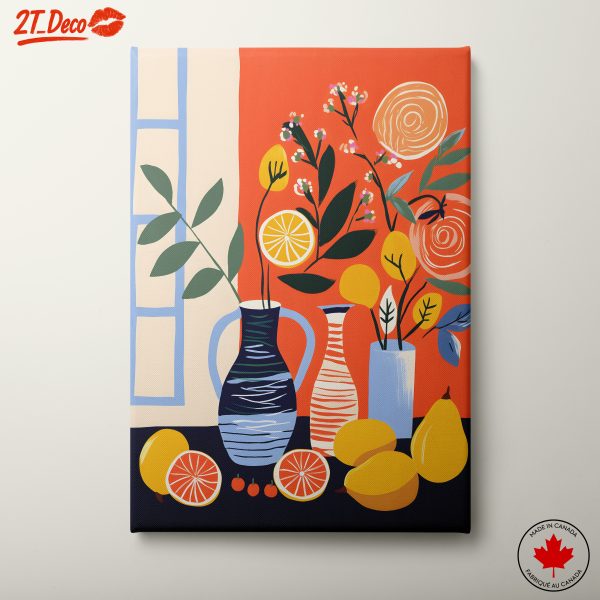 Vibrant Botanical Abstract Art for Contemporary Spaces