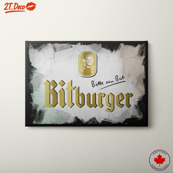 Bitburger Beer Advertisement Art
