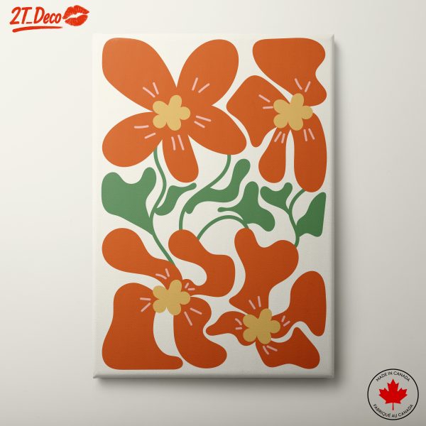 Vibrant Floral Art Composition