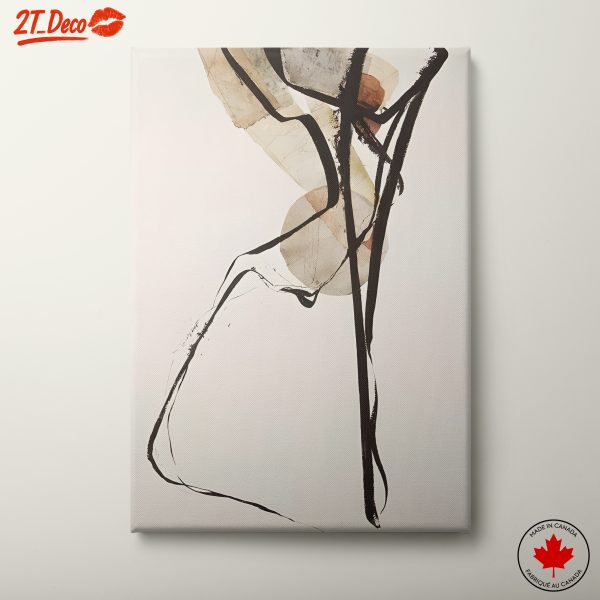 Dynamic Abstract Figure Artwork