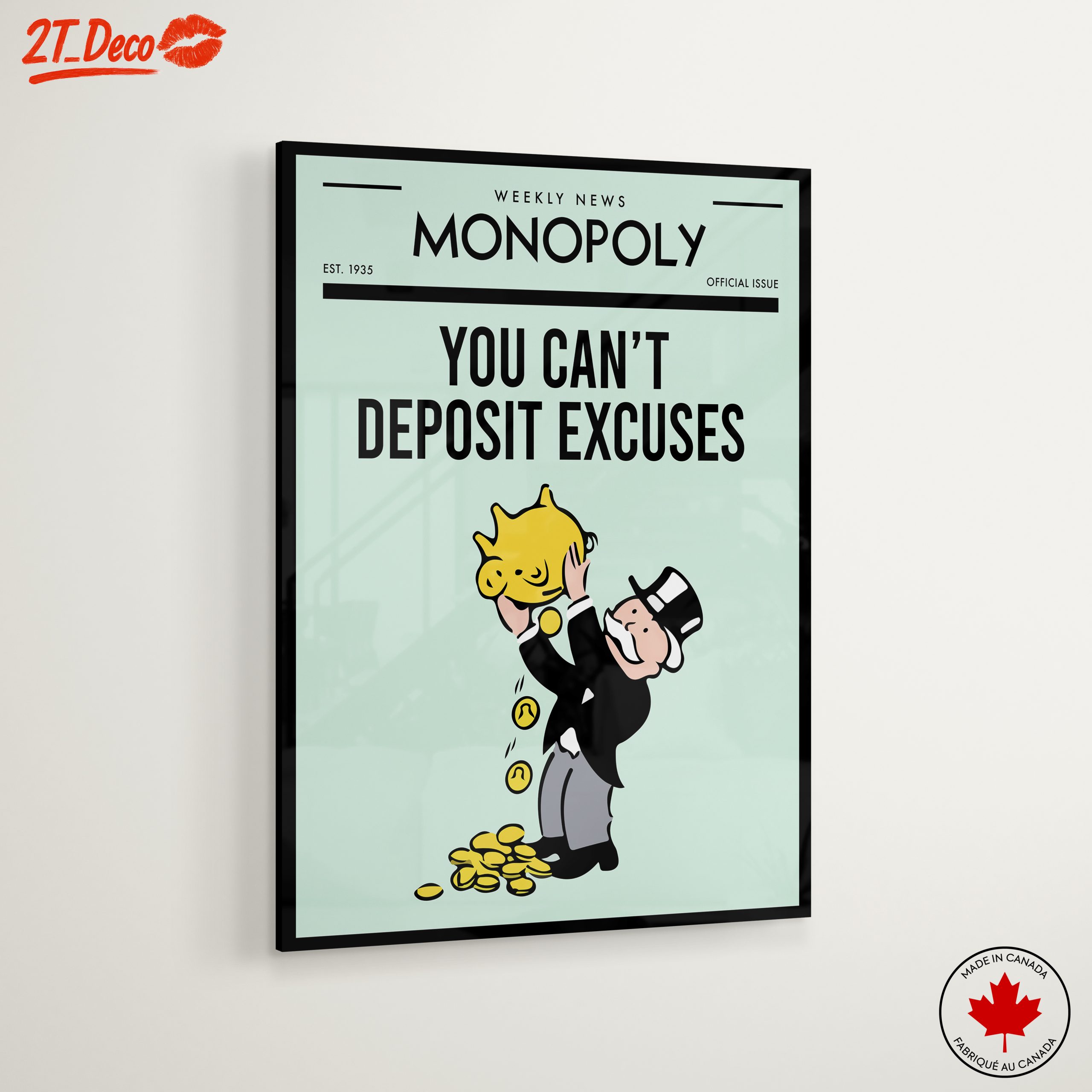Monopoly Cartoon Character with Piggy Bank - Image 6