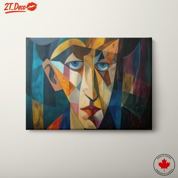 Vibrant Abstract Figure Art