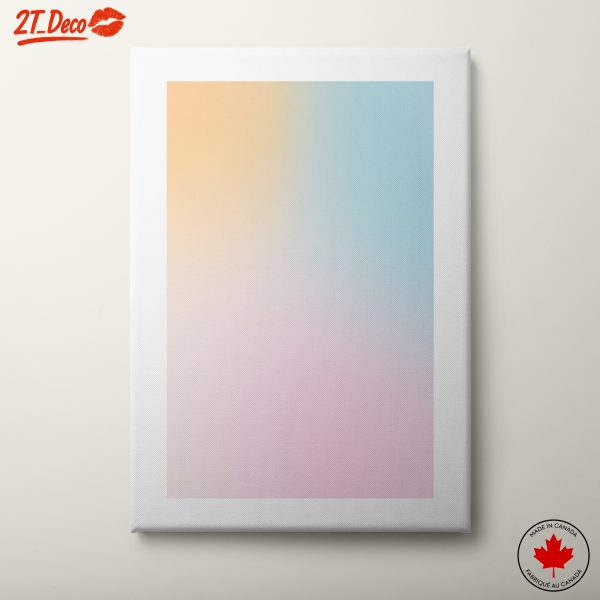 Soft Color Gradient Wall Art