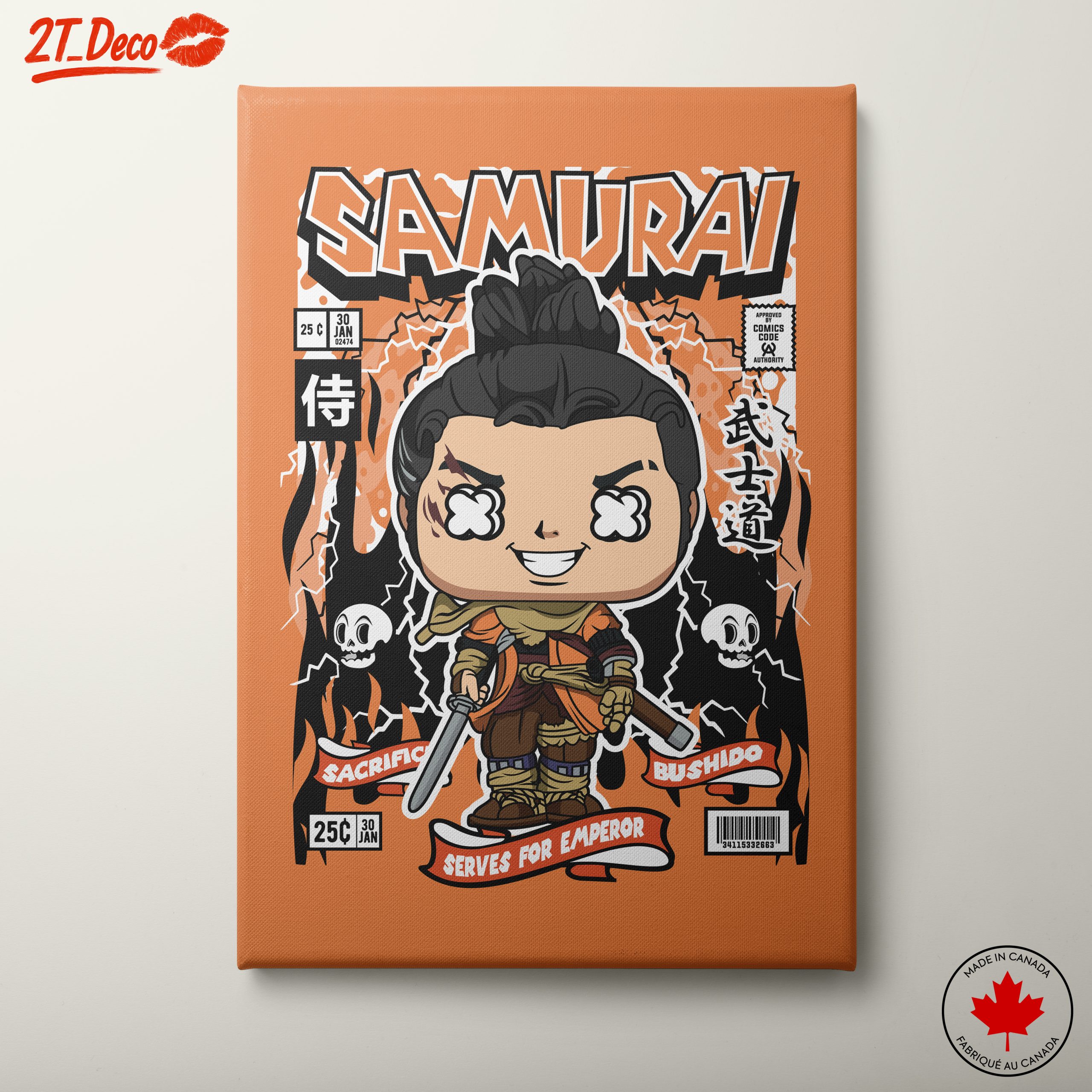 Samurai Anime Character Art