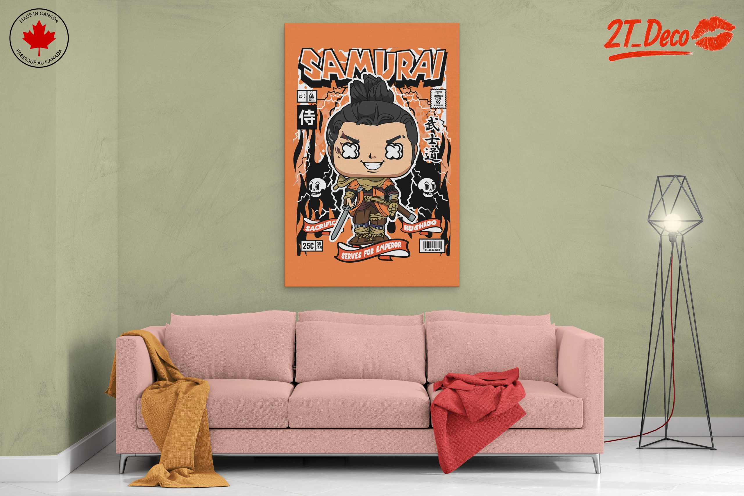 Samurai Anime Character Art - Image 2