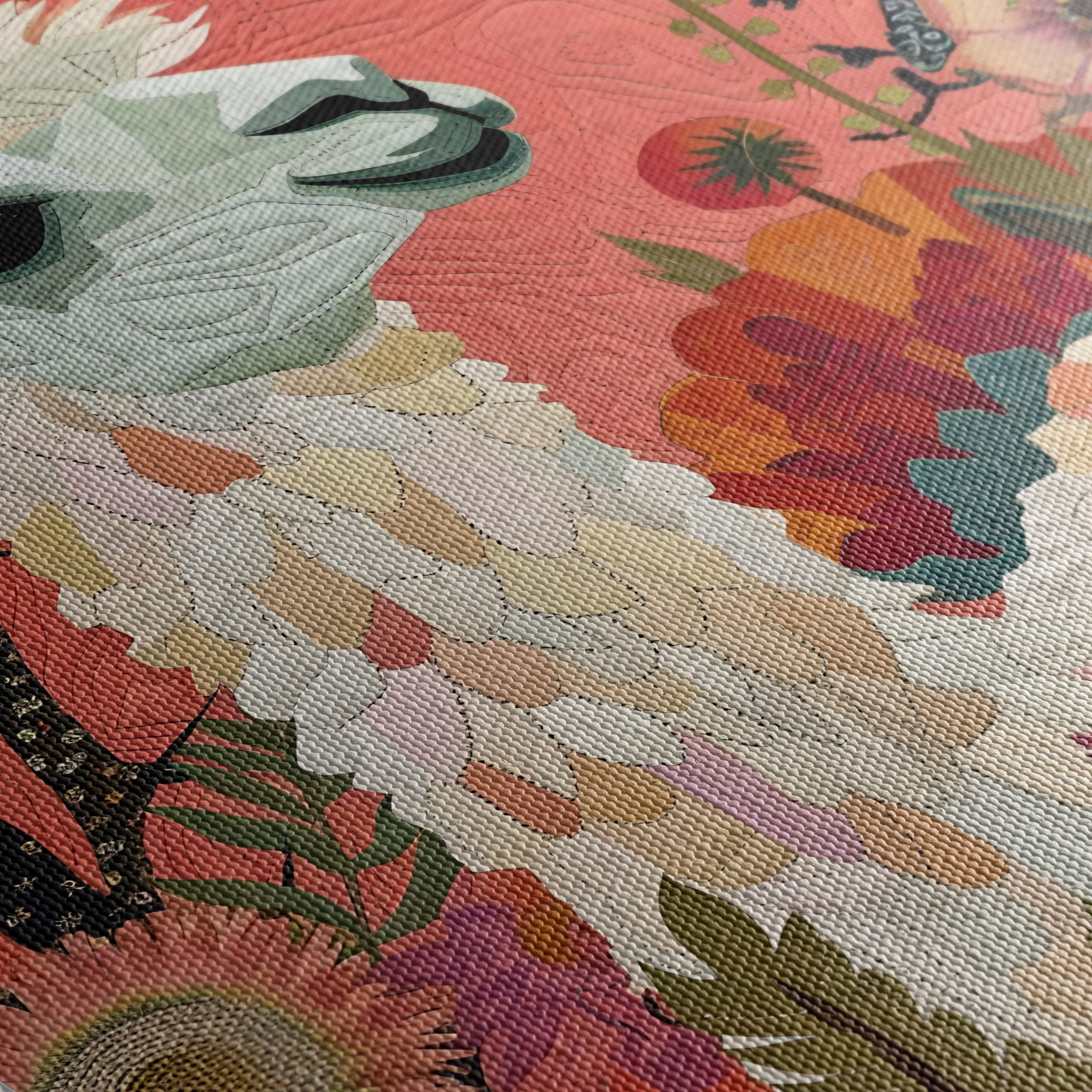 Colorful Llama Surrounded by Flowers - Image 5