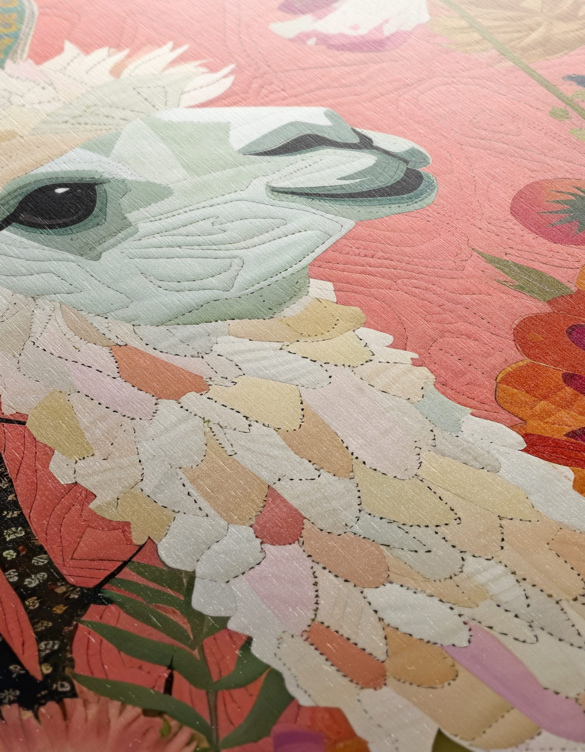 Colorful Llama Surrounded by Flowers - Image 12
