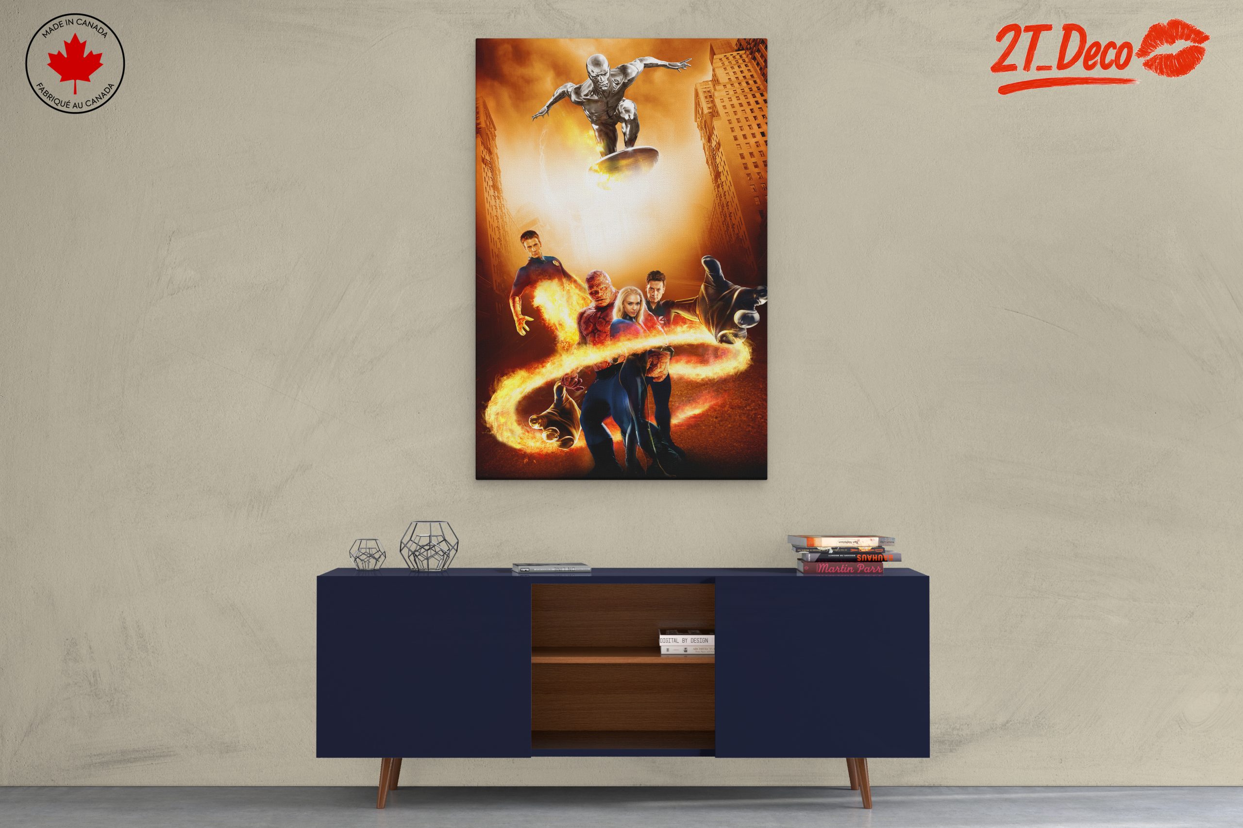 Fantastic Four Superhero Team Art - Image 3