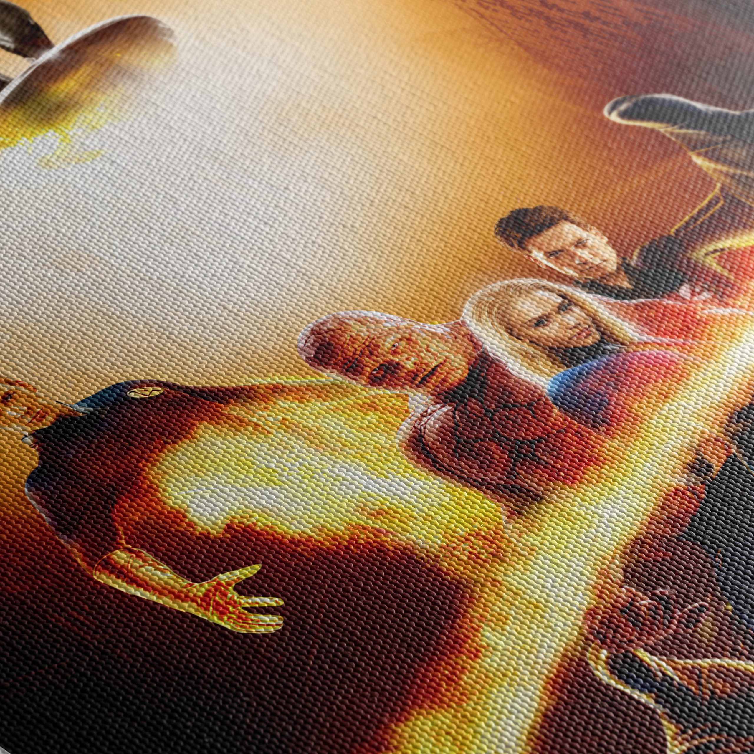 Fantastic Four Superhero Team Art - Image 5