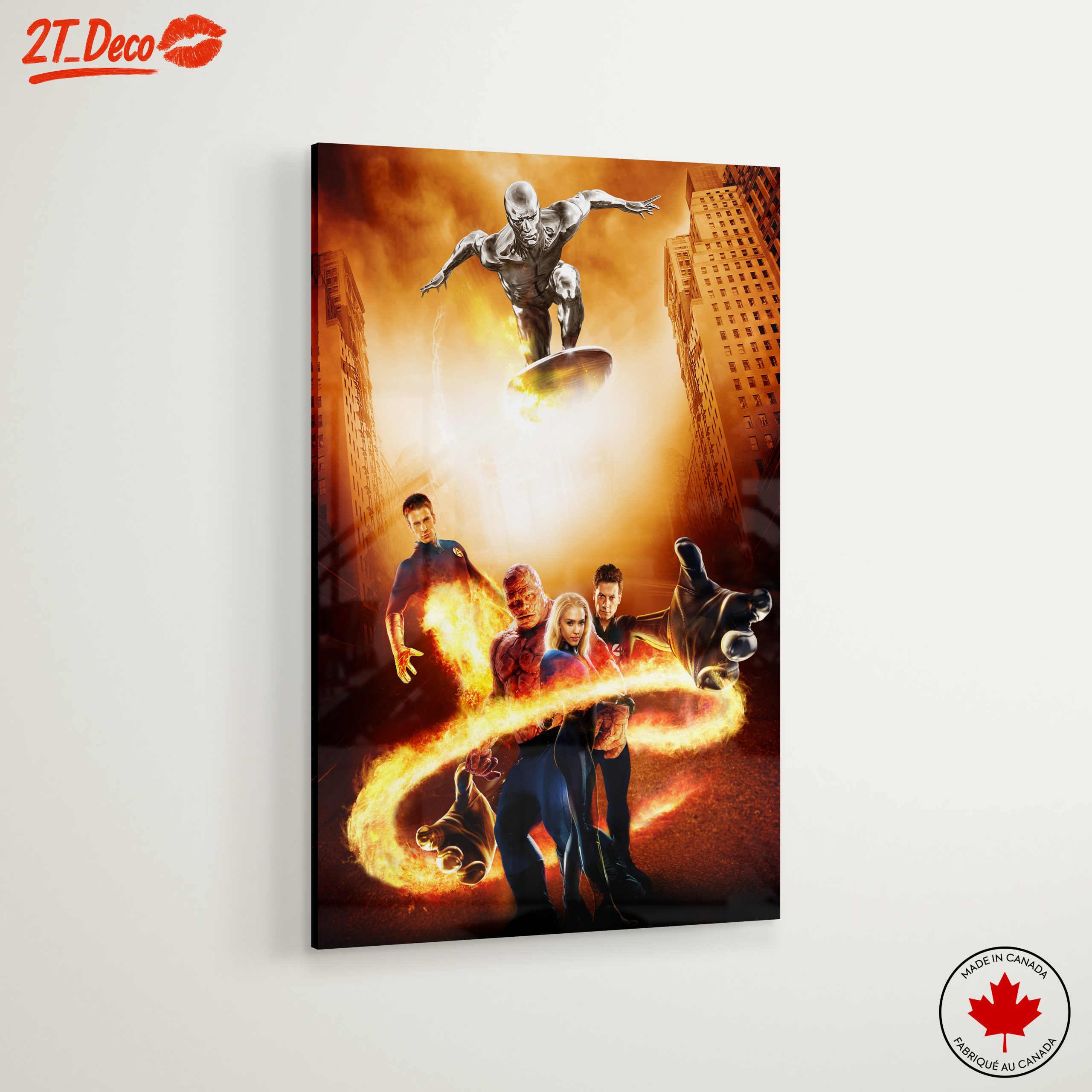 Fantastic Four Superhero Team Art - Image 6