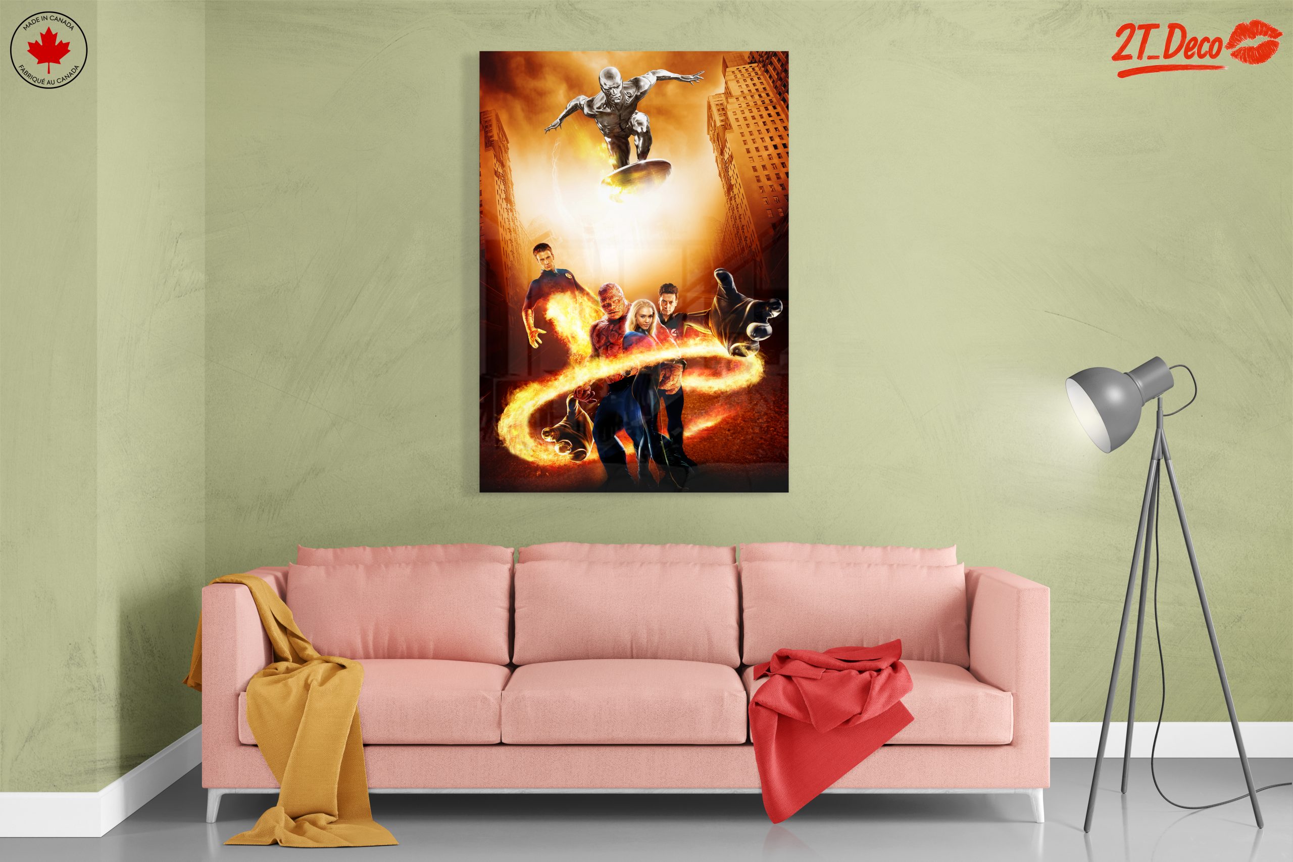 Fantastic Four Superhero Team Art - Image 7