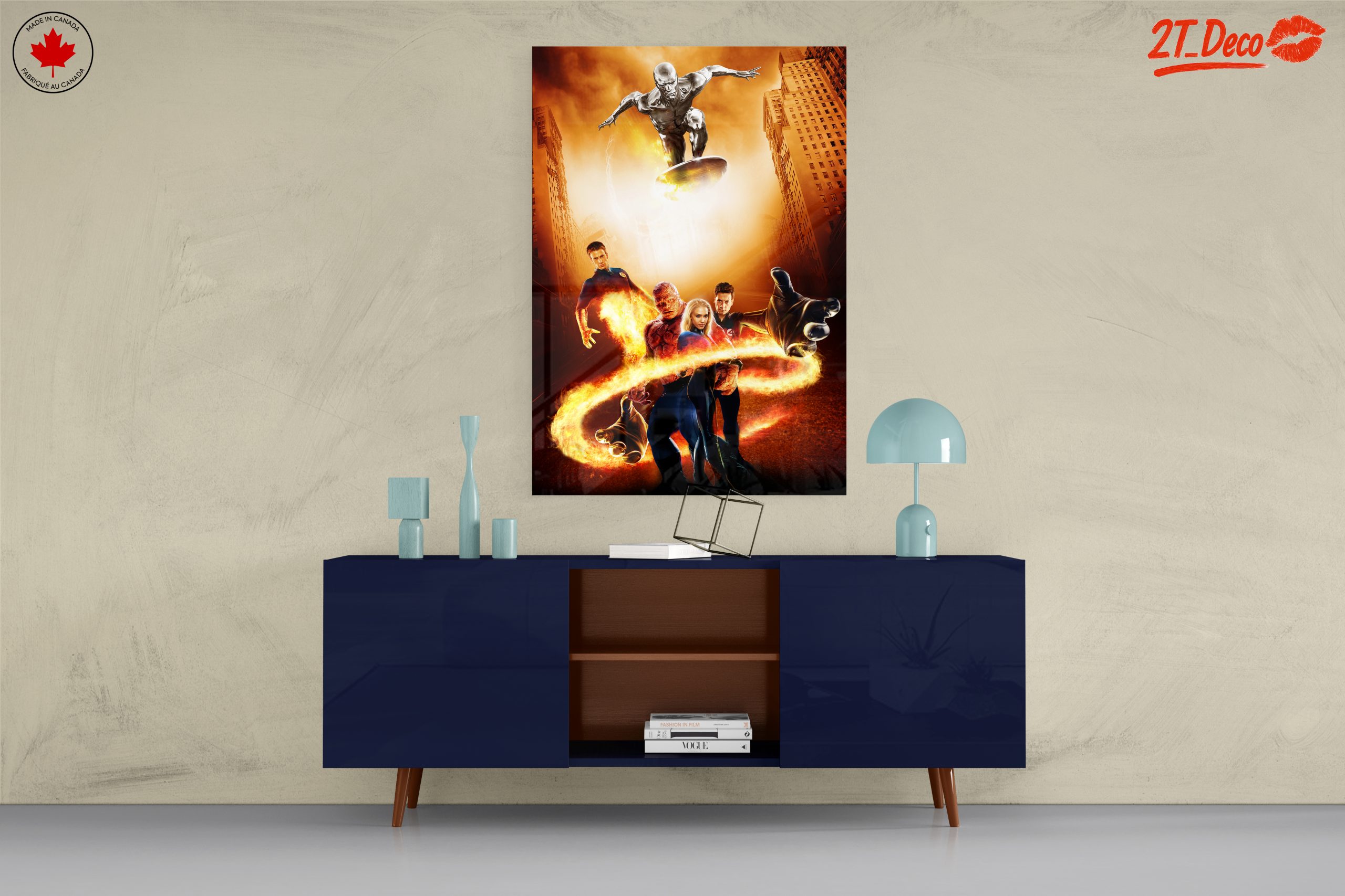 Fantastic Four Superhero Team Art - Image 8