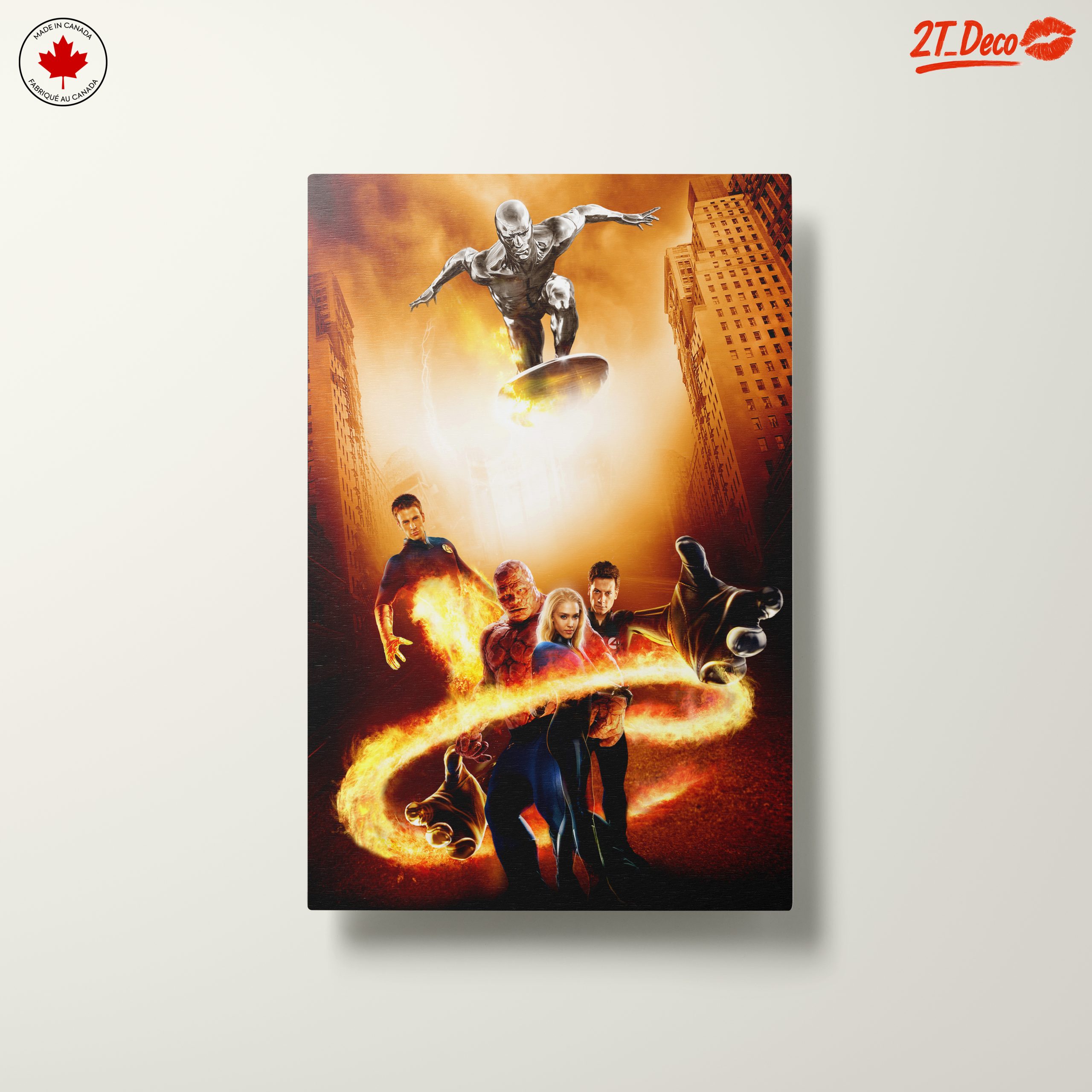 Fantastic Four Superhero Team Art - Image 10