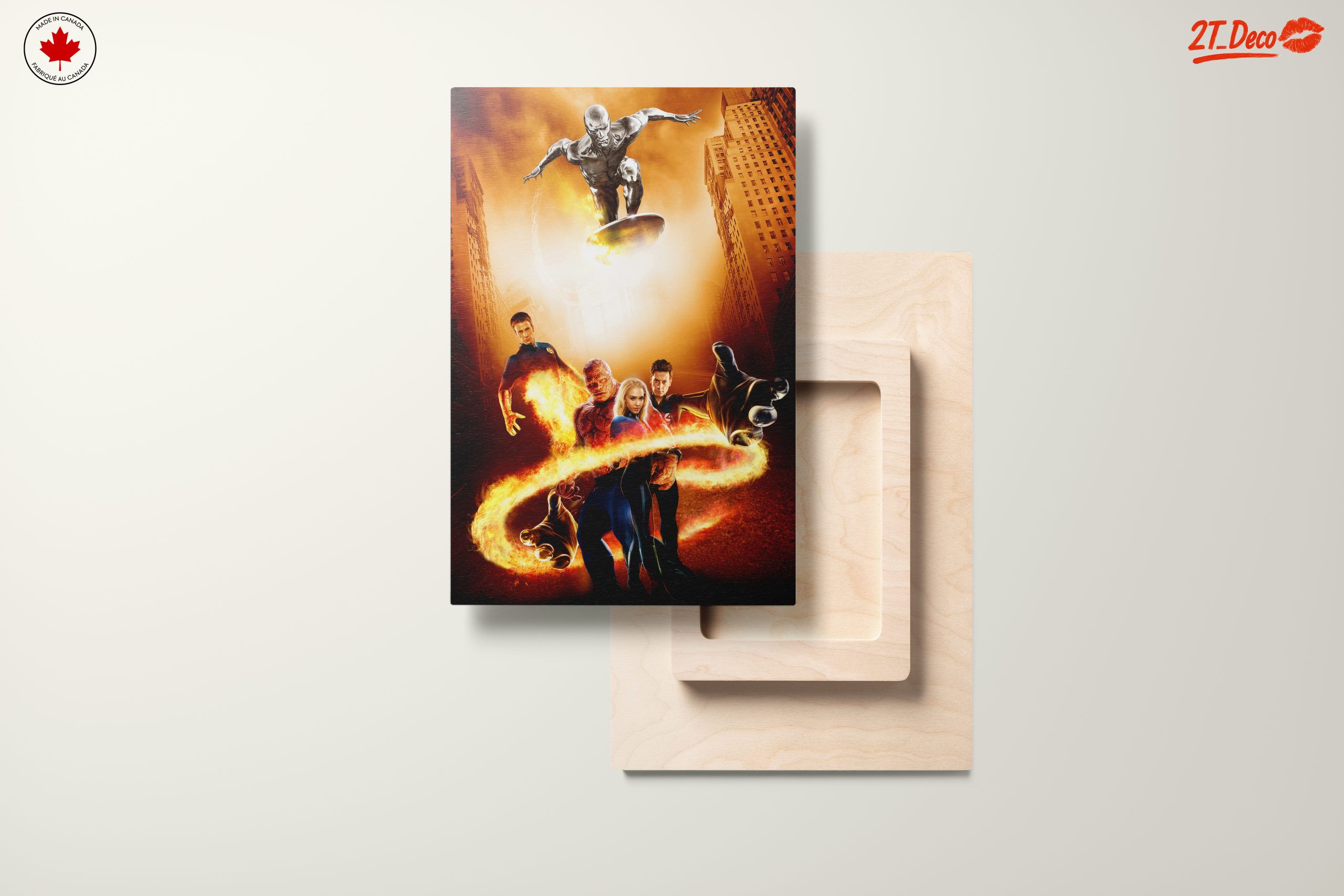 Fantastic Four Superhero Team Art - Image 11