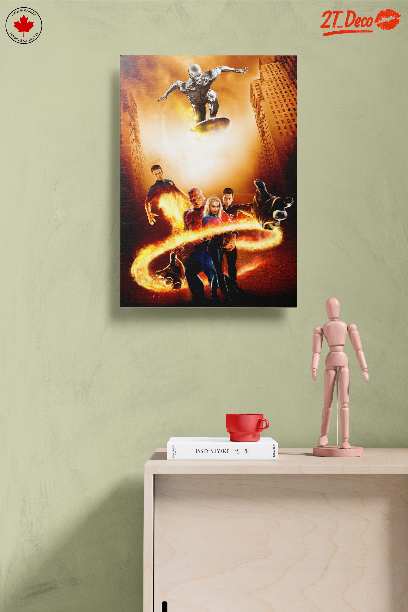 Fantastic Four Superhero Team Art - Image 14