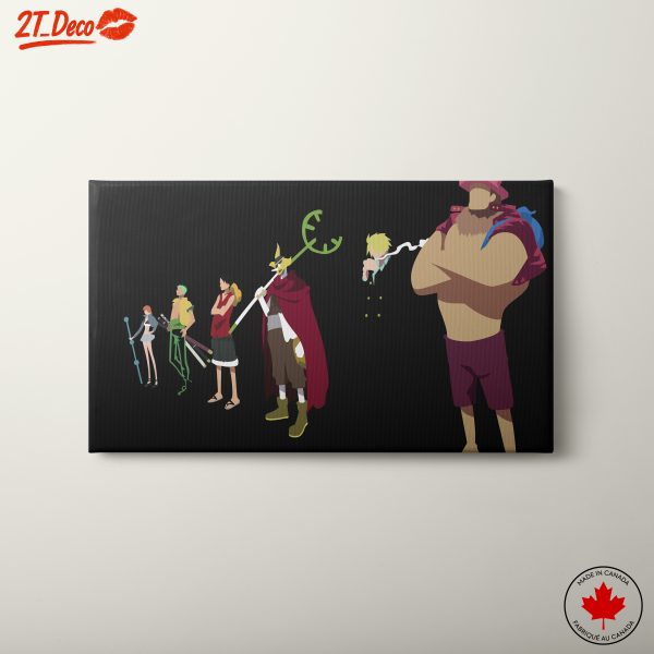 One Piece Character Art Featuring Iconic Heroes