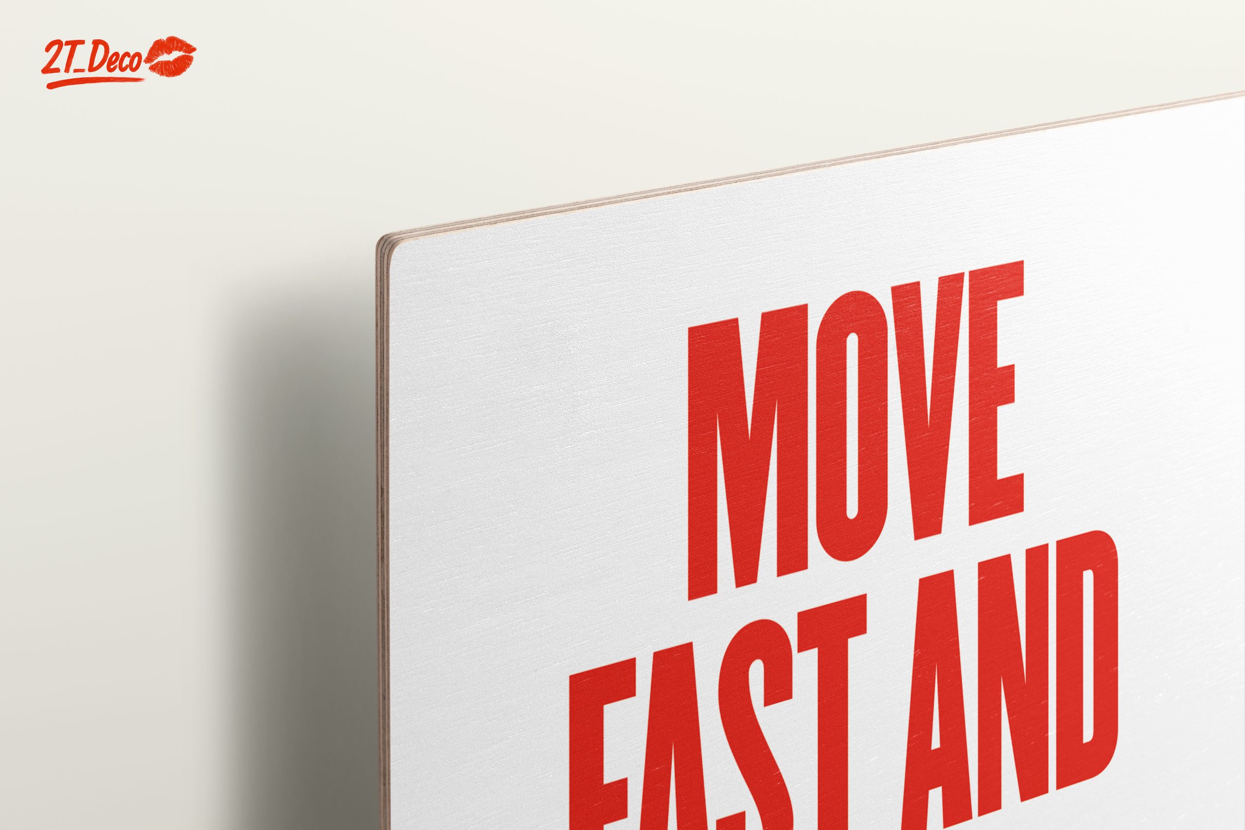 Move Fast and Break Things Inspirational Quote Art - Image 15
