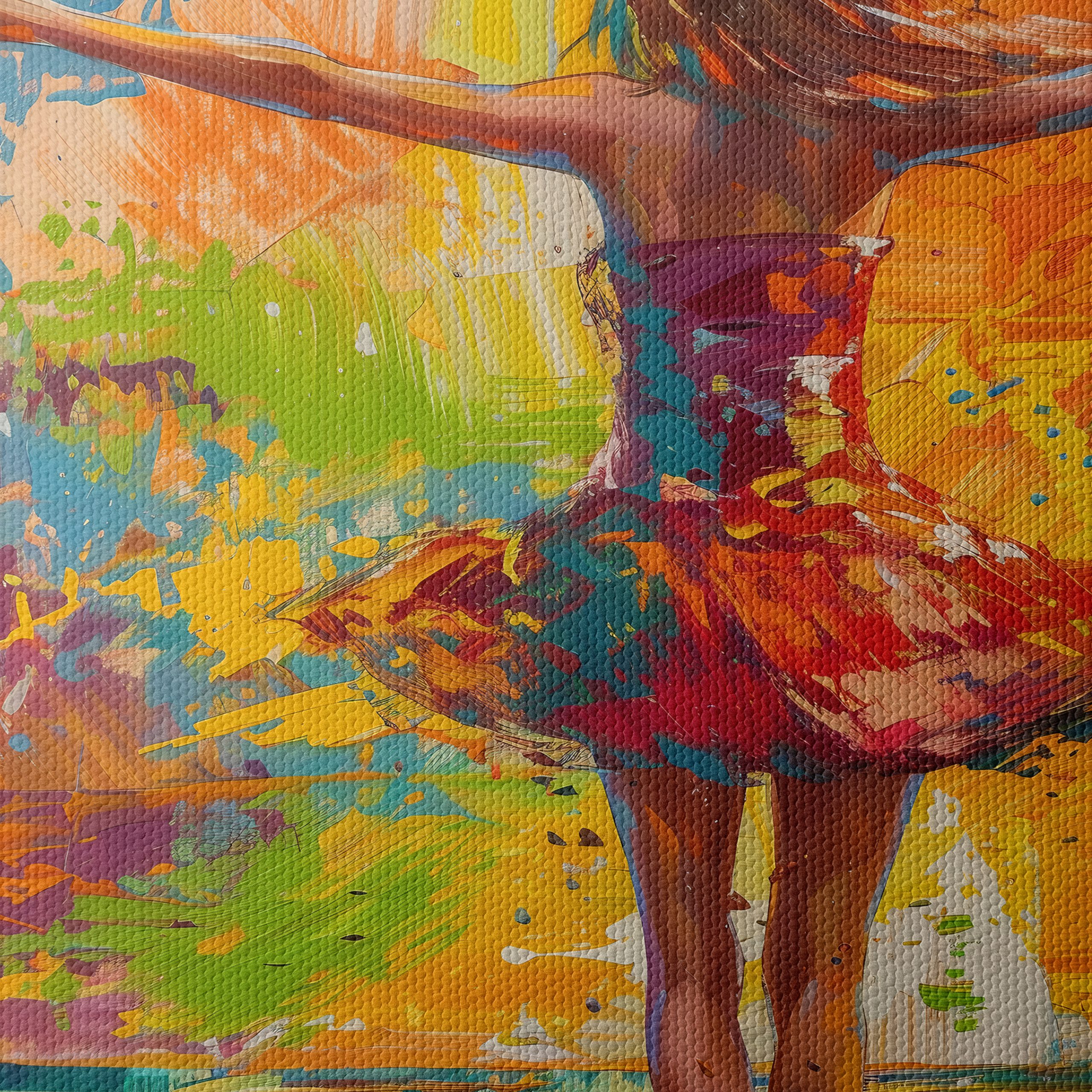 Colorful Illustration of a Dancing Figure - Image 4
