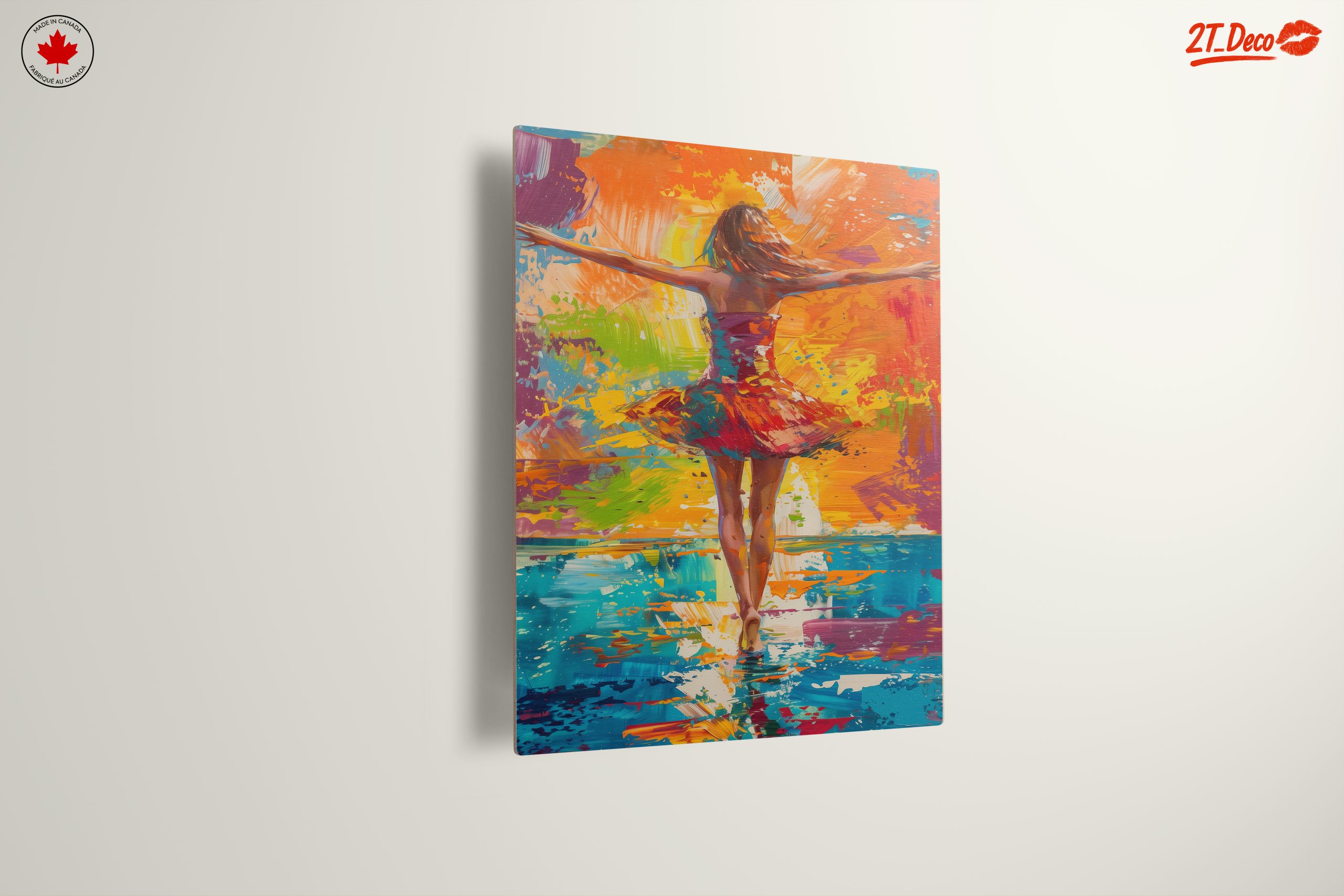 Colorful Illustration of a Dancing Figure - Image 13