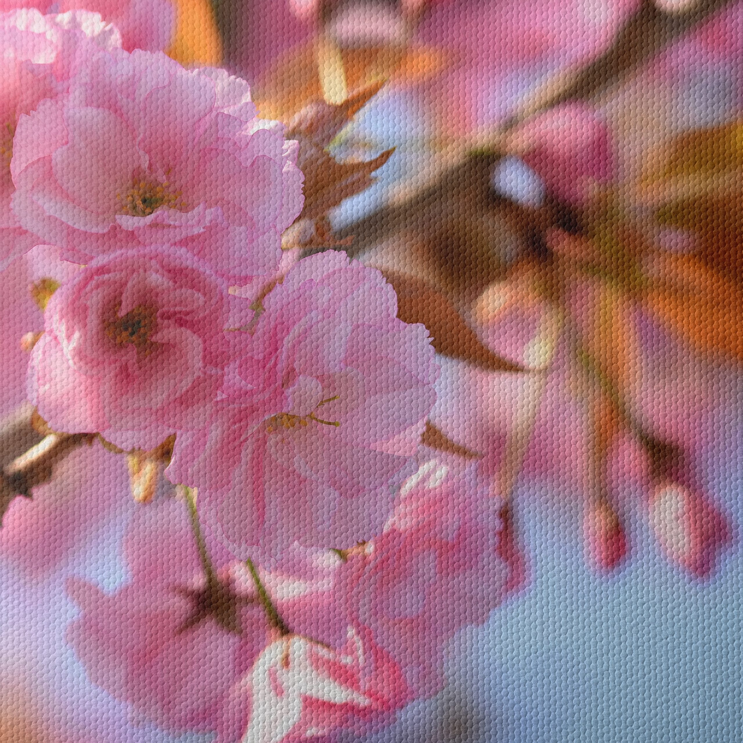 Delicate Pink Cherry Blossom Art - Image 4