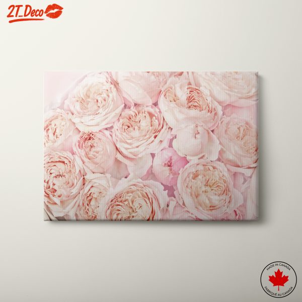 Pink Rose Floral Arrangement Art