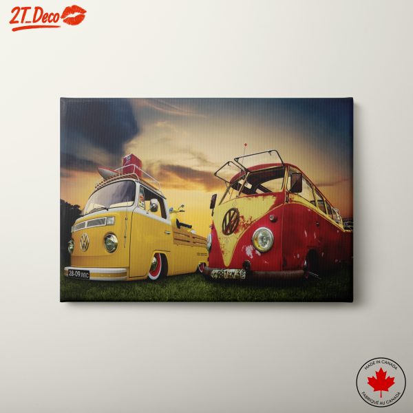 Vintage Volkswagen Classic Car Art