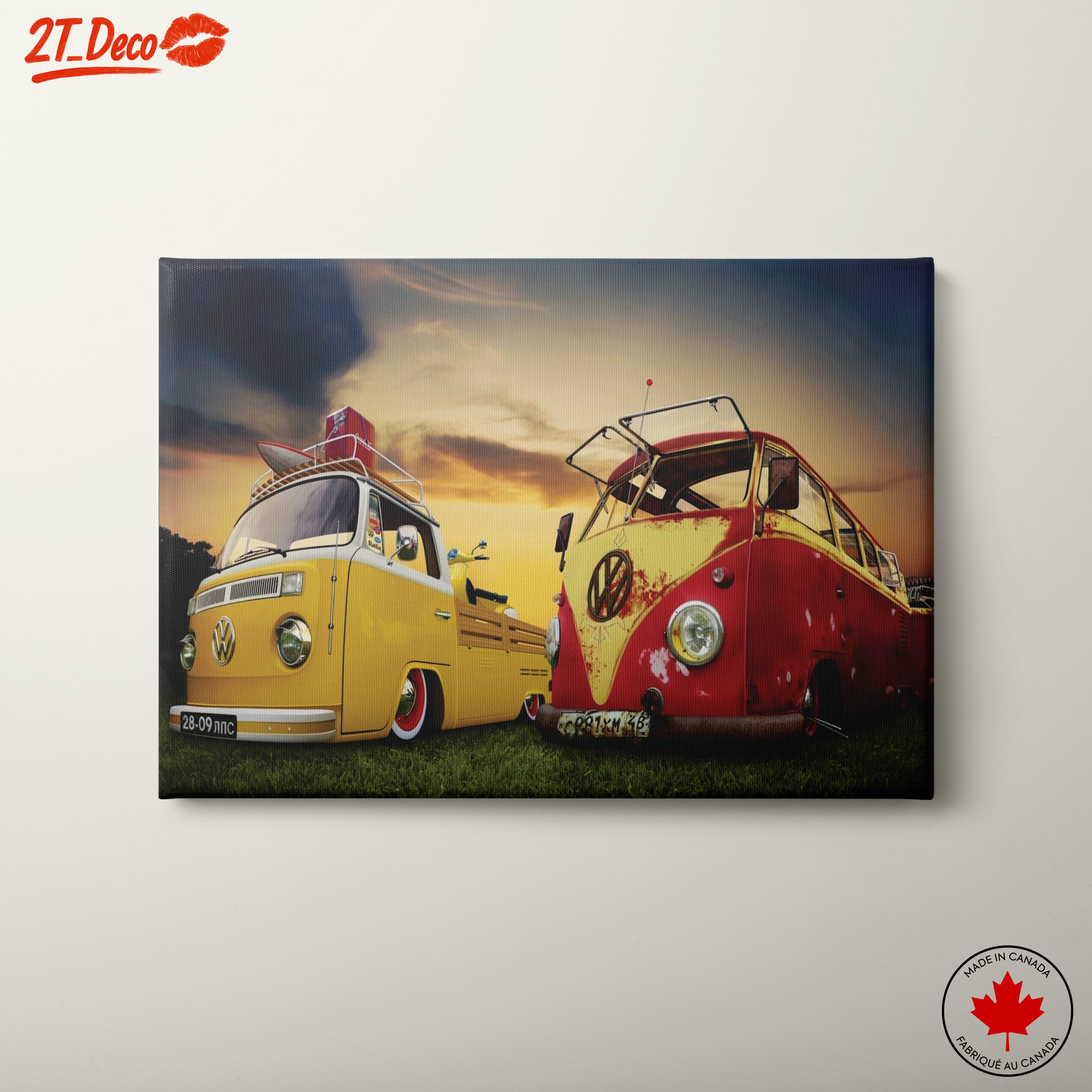 Vintage Volkswagen Classic Car Art