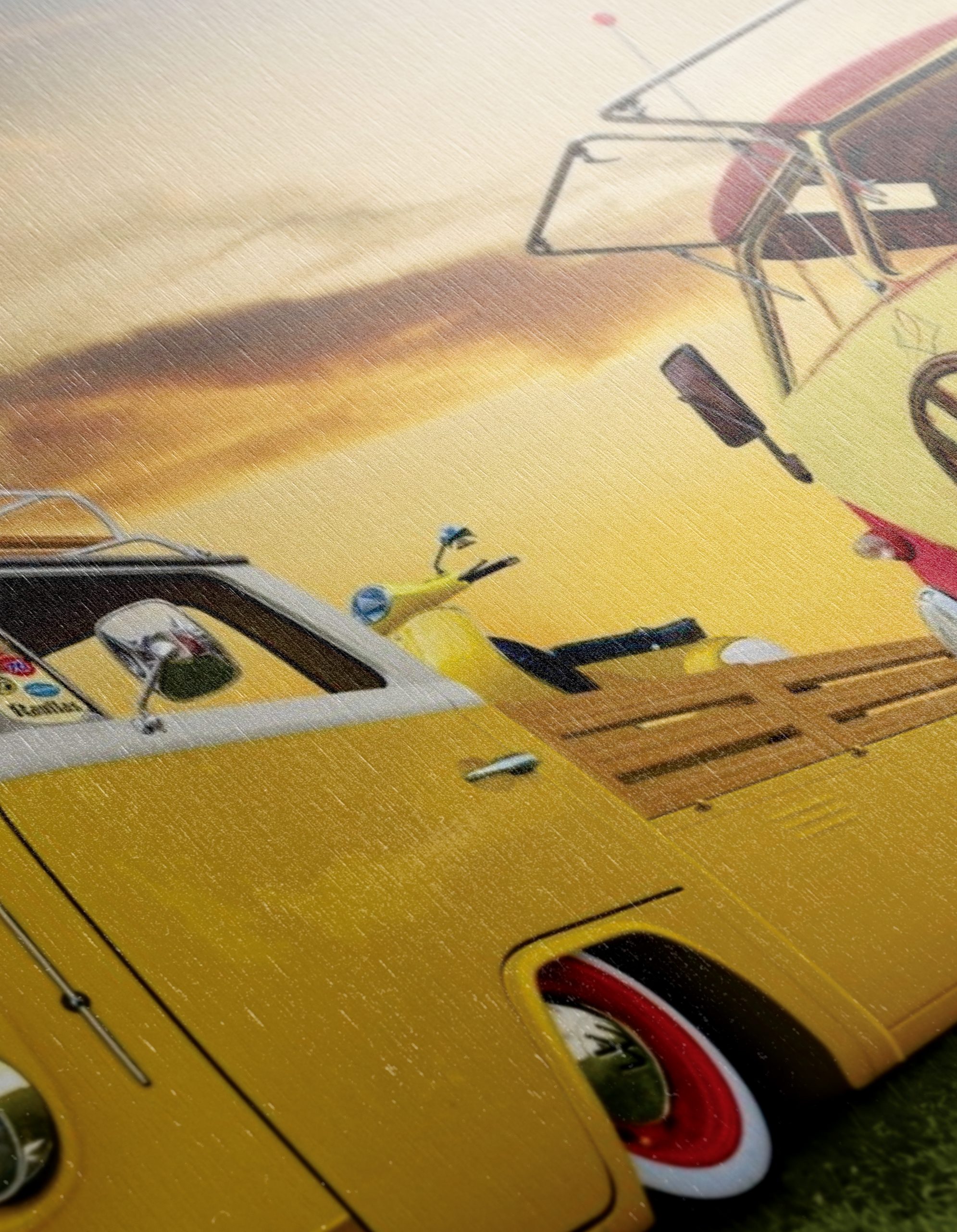 Vintage Volkswagen Classic Car Art - Image 12