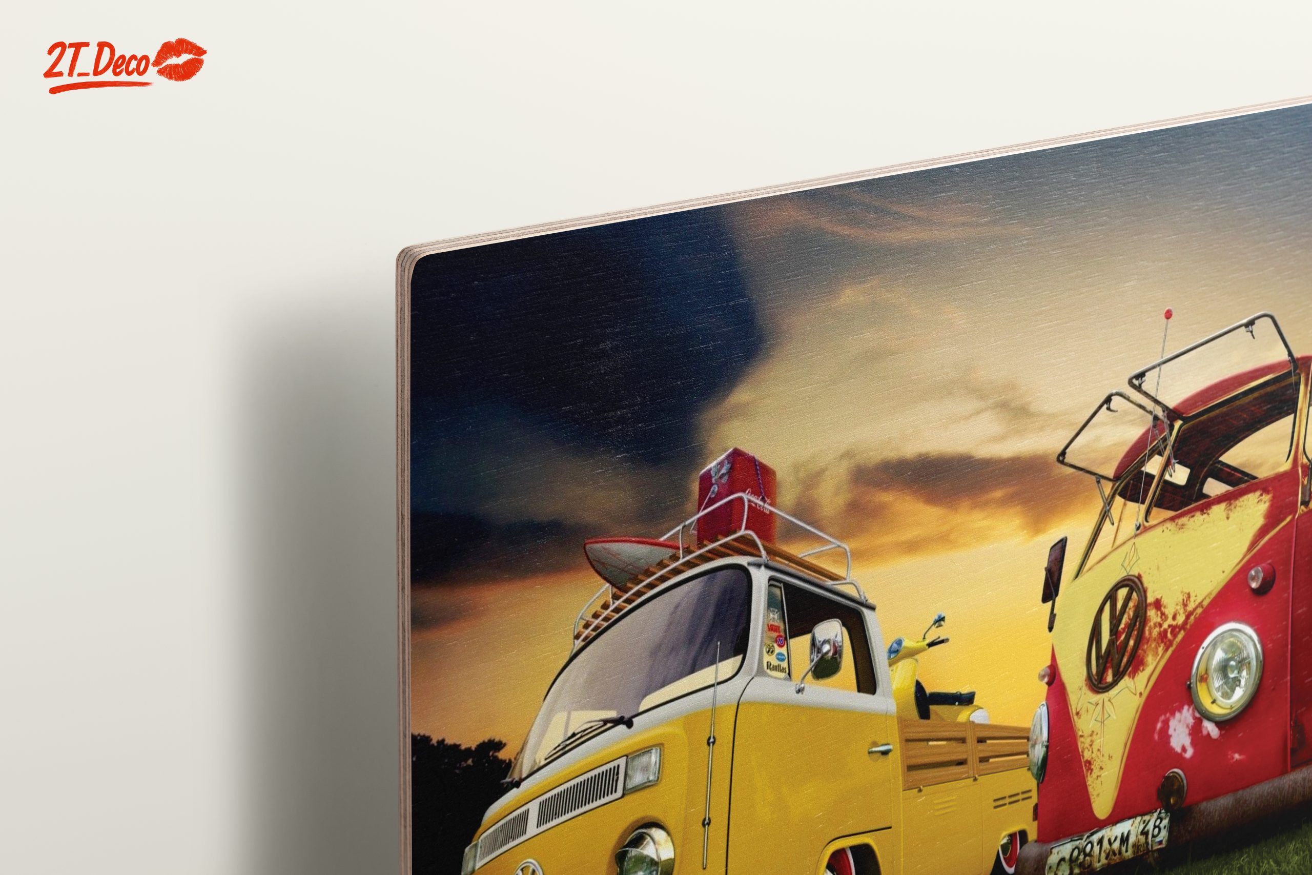 Vintage Volkswagen Classic Car Art - Image 15
