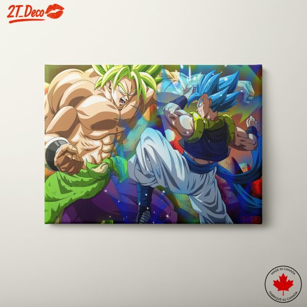Intense Dragon Ball Battle Artwork