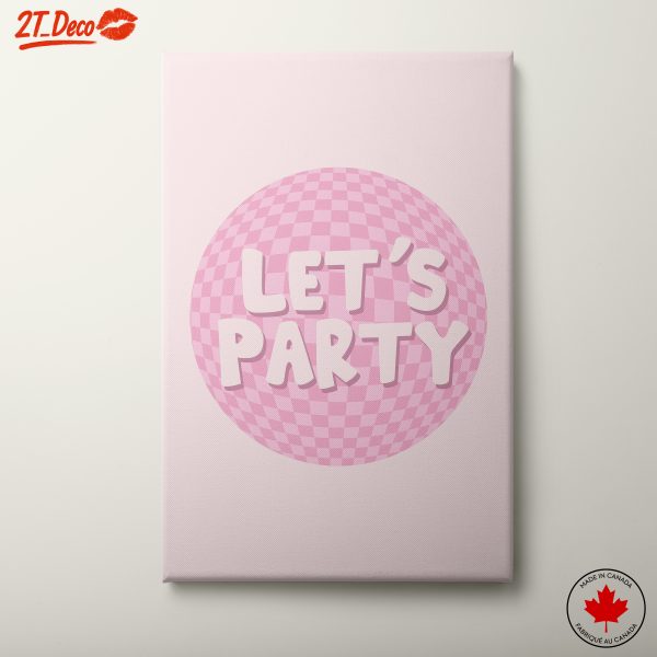 Let's Party Graphic Art Design