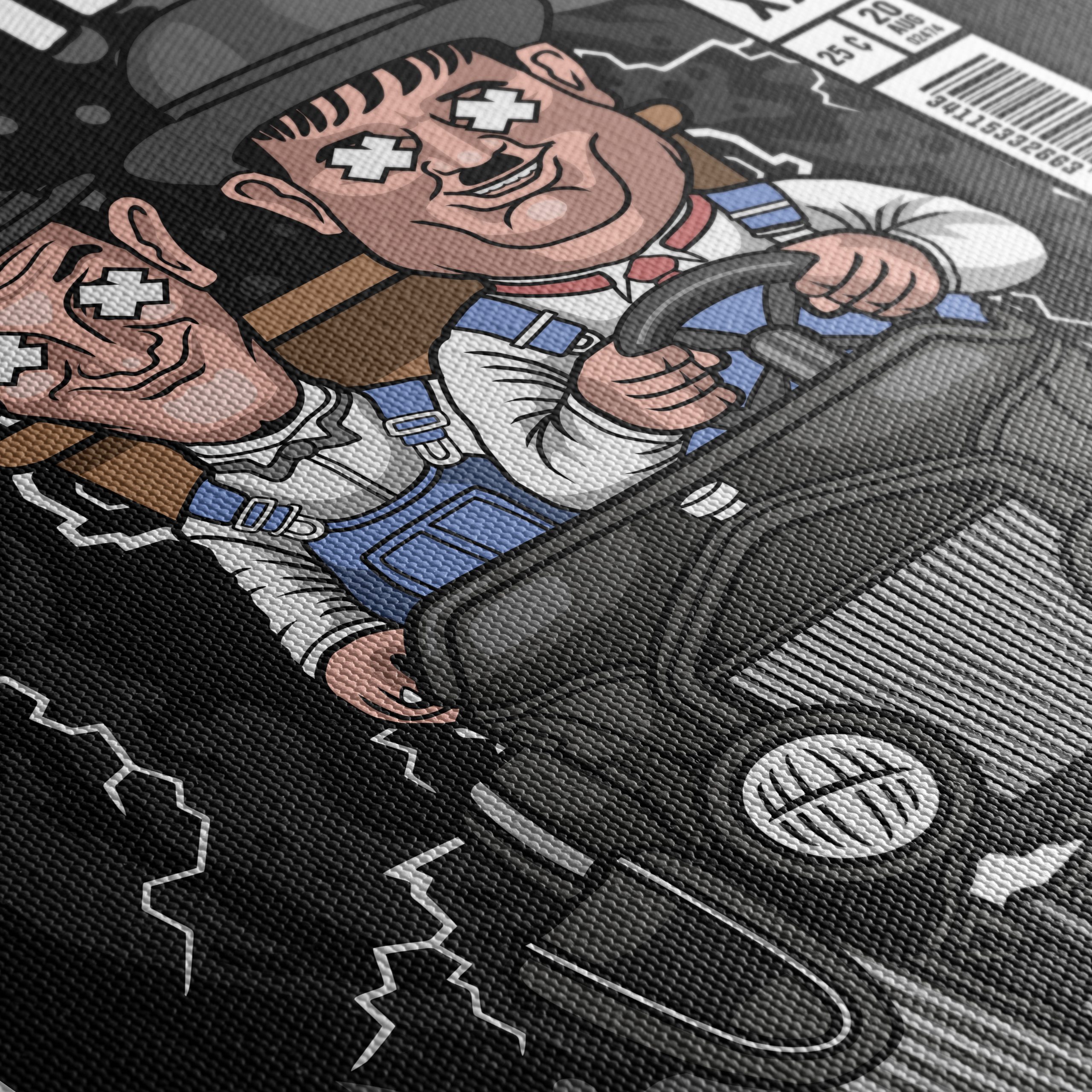 Laurel and Hardy Cartoon Illustration - Image 5