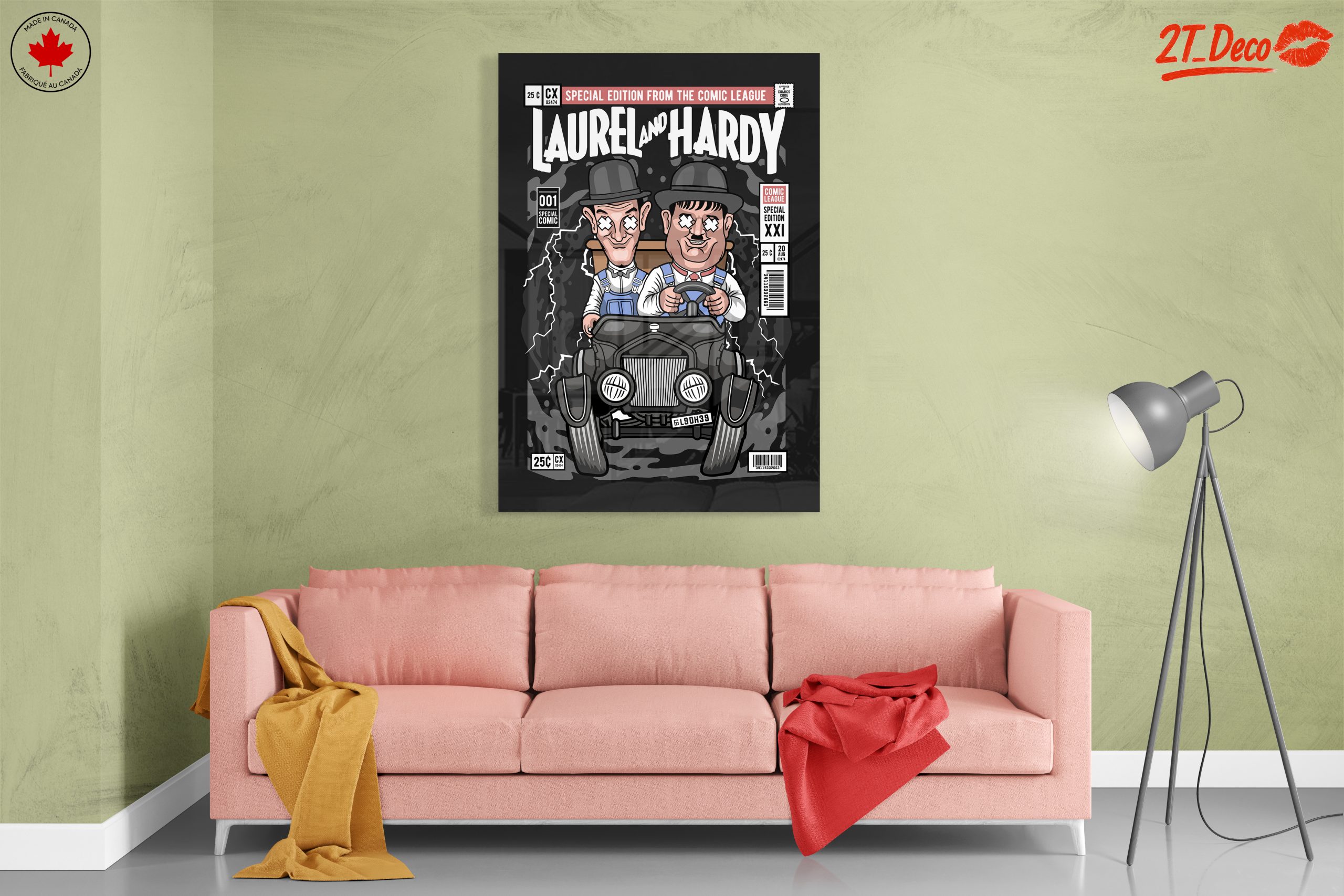Laurel and Hardy Cartoon Illustration - Image 7