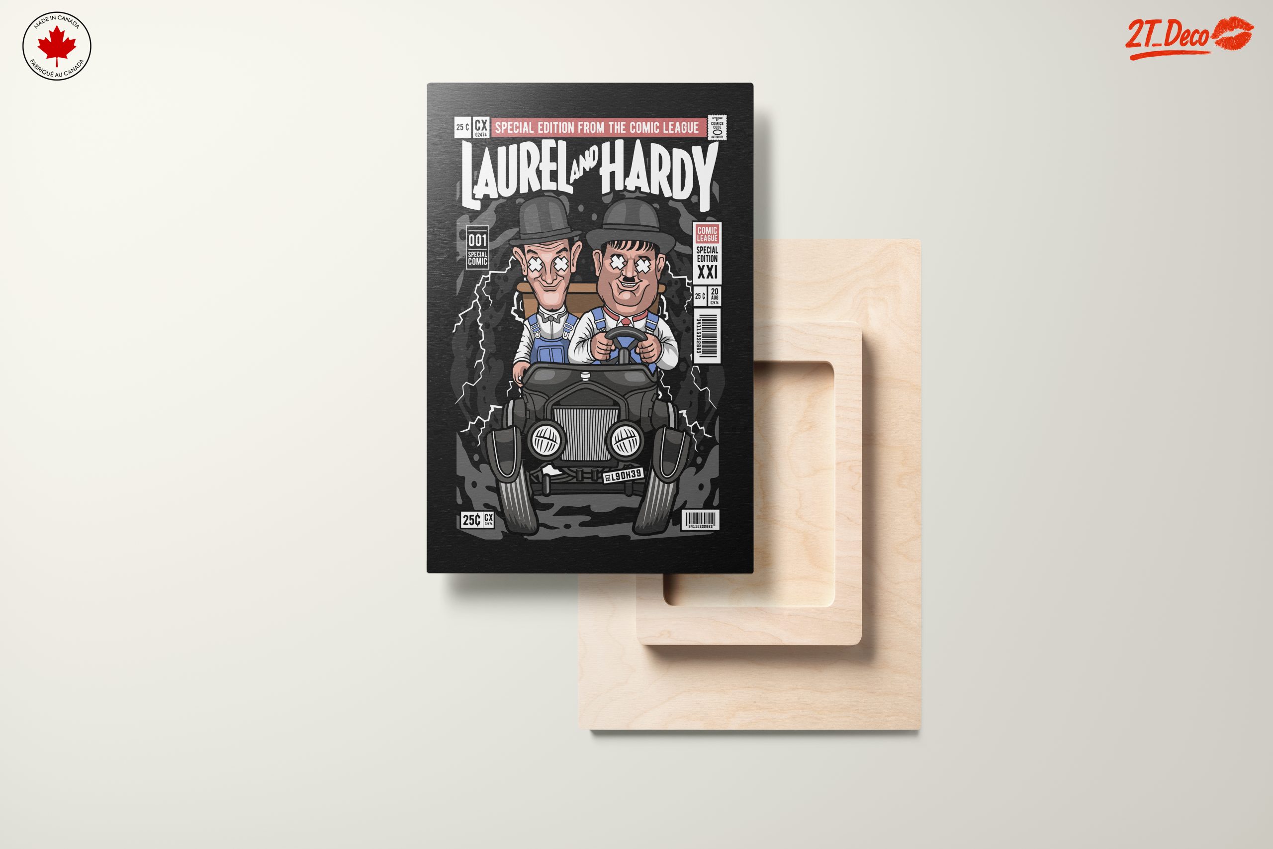 Laurel and Hardy Cartoon Illustration - Image 11