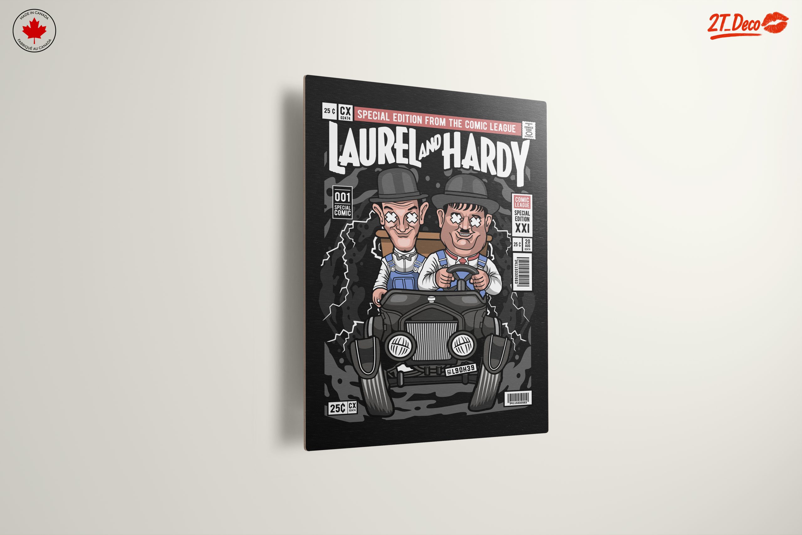 Laurel and Hardy Cartoon Illustration - Image 13