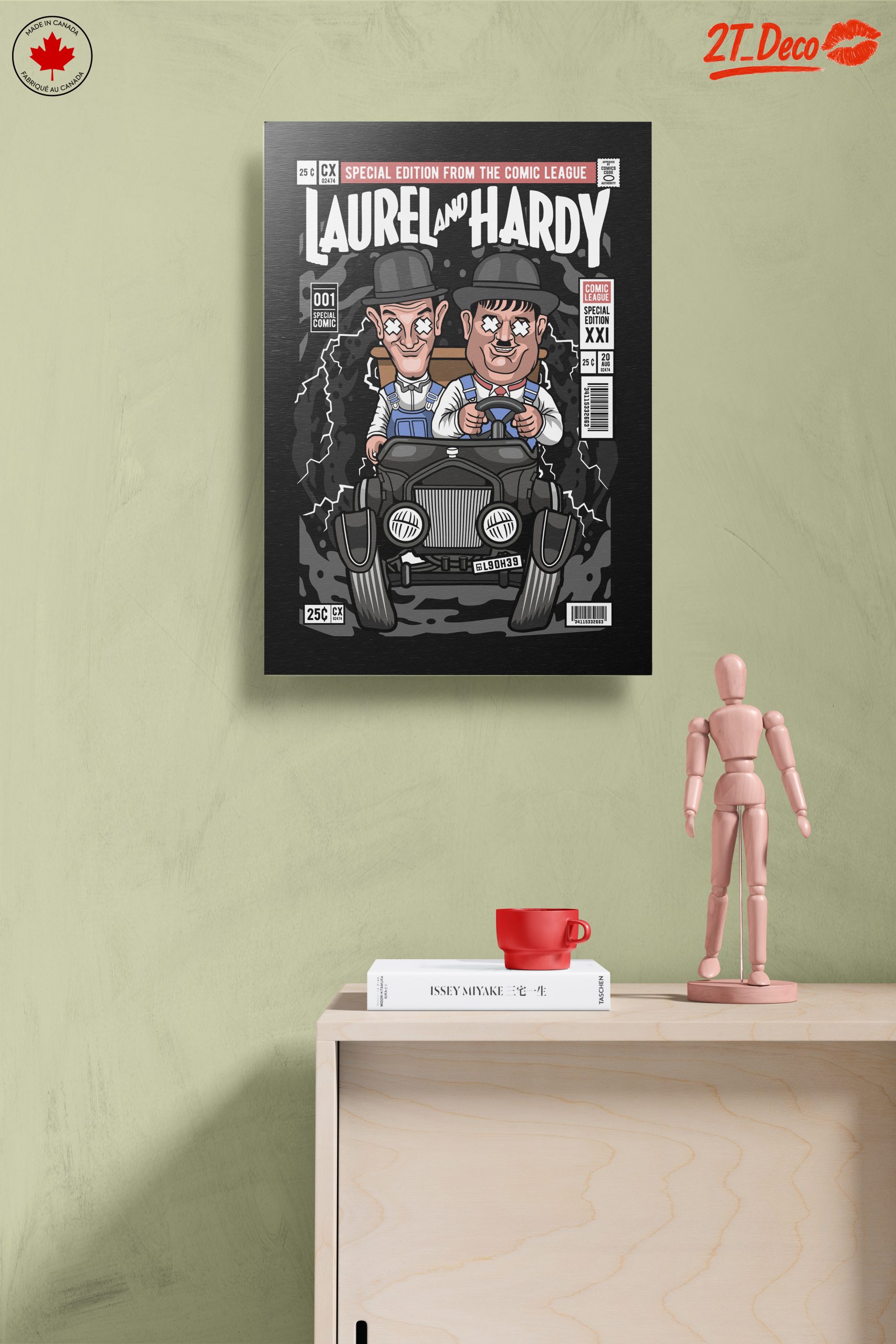 Laurel and Hardy Cartoon Illustration - Image 14