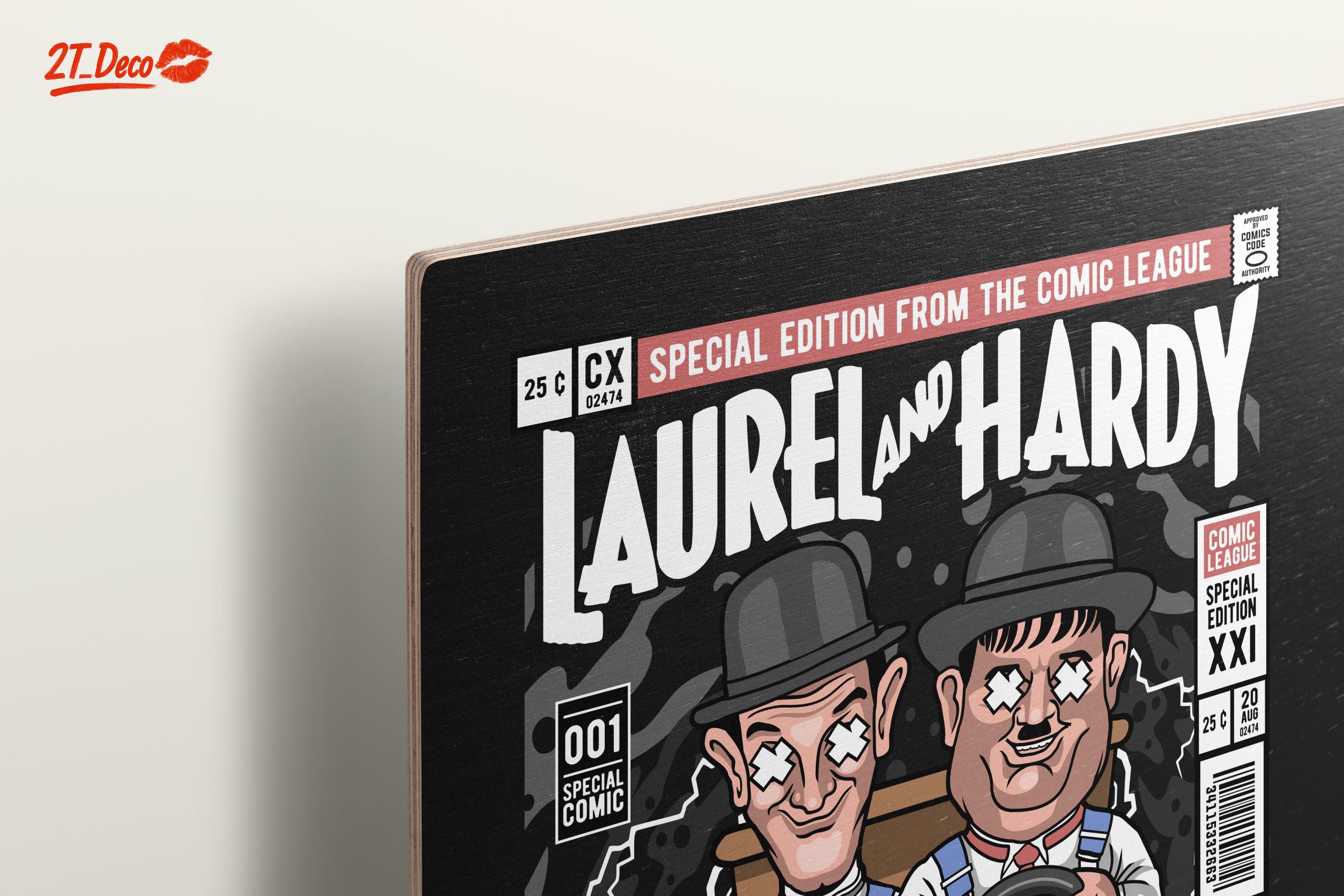 Laurel and Hardy Cartoon Illustration - Image 15