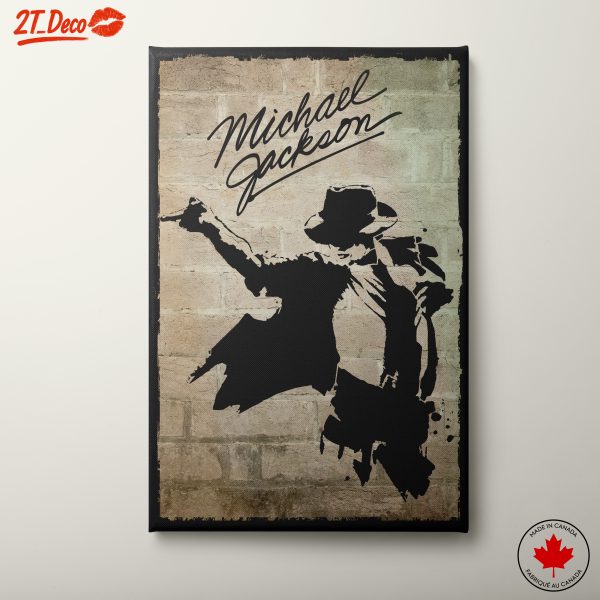 Iconic Michael Jackson Silhouette Art