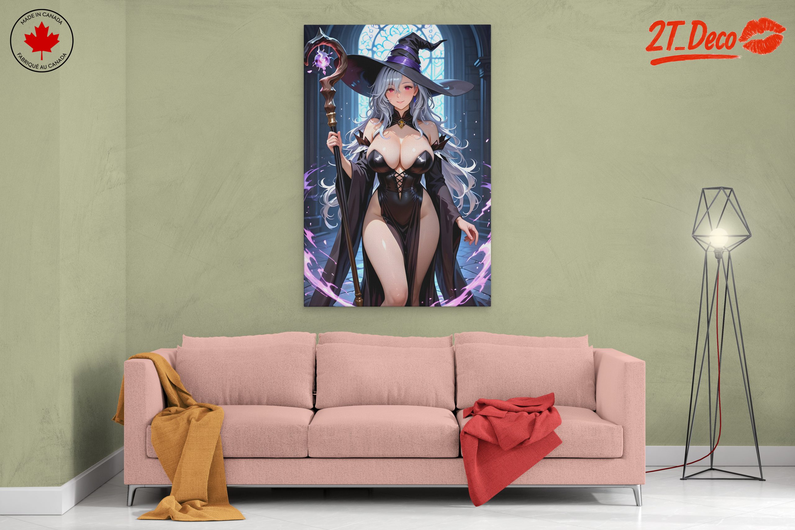 Enchanting Fantasy Witch Character in Anime Style - Image 2
