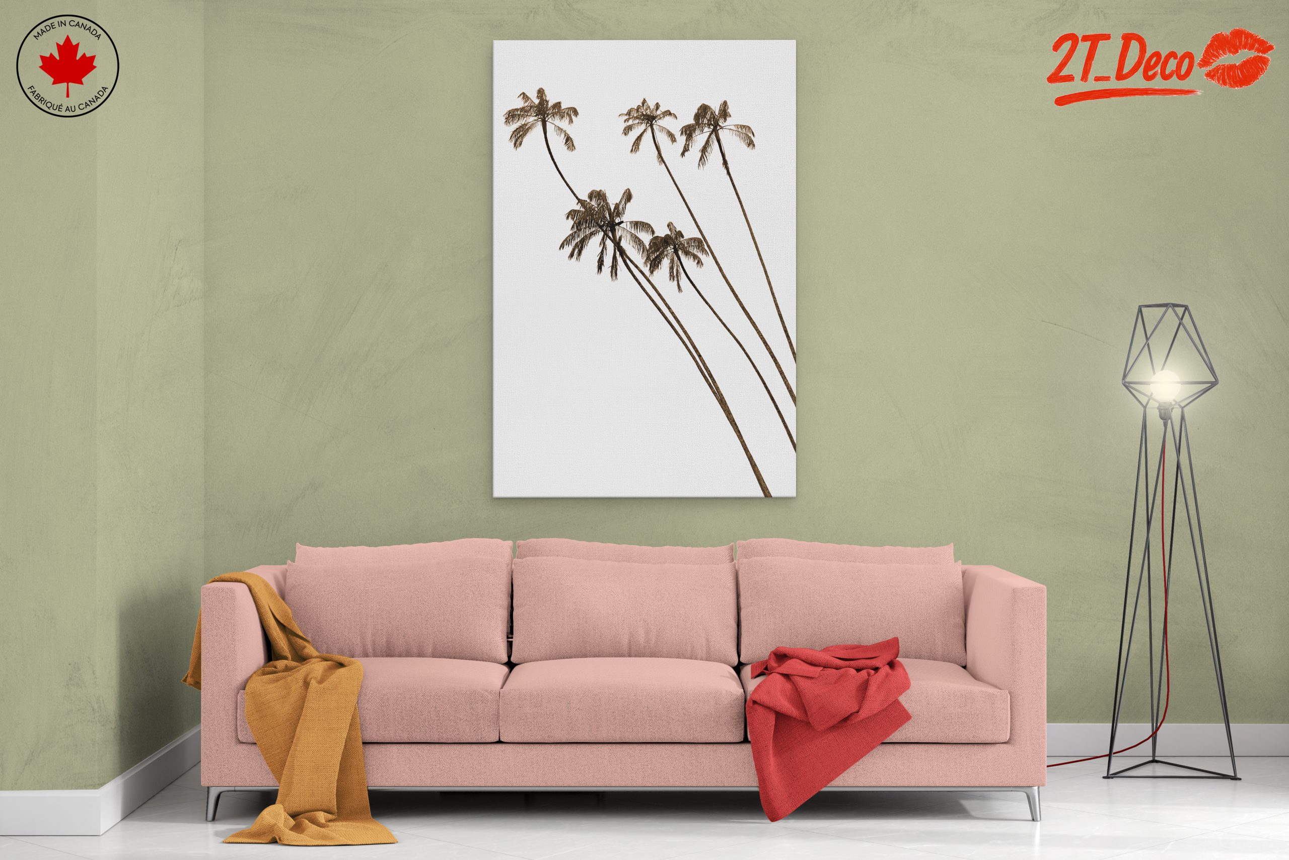 Silhouette of Palm Trees in Natural Style - Image 2