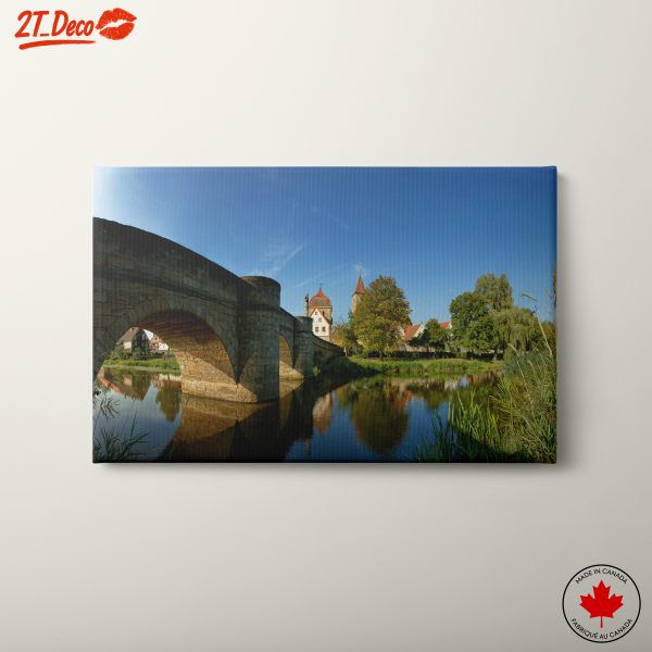 Scenic Historic Bridge Reflection