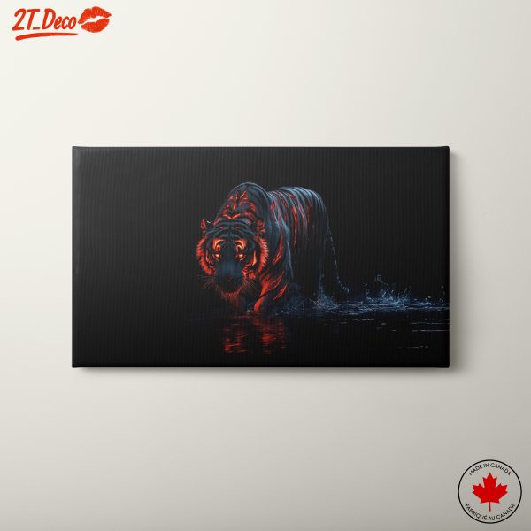 Vivid Artistic Tiger Illustration
