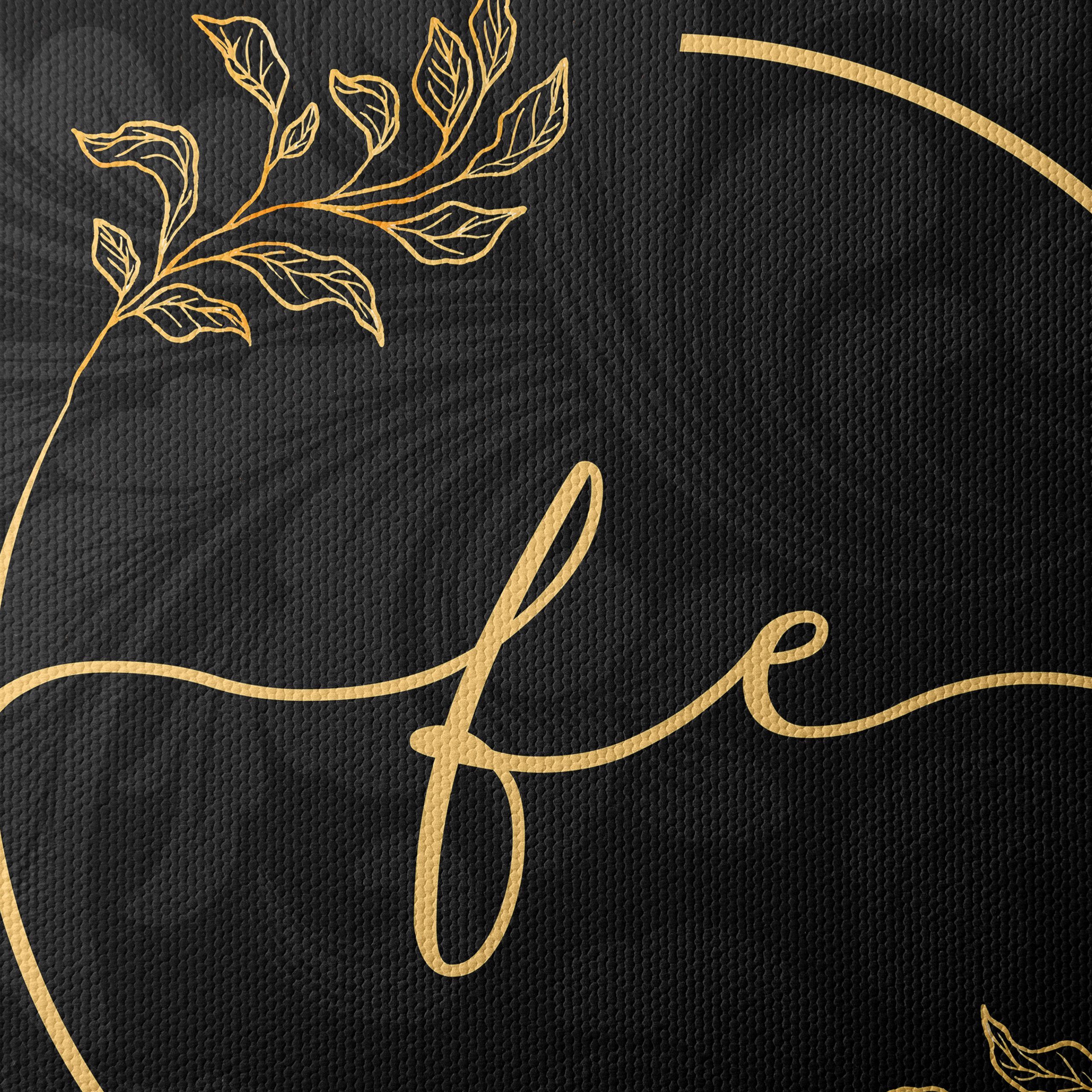 Elegant Typography Art with Botanical Design - Image 4